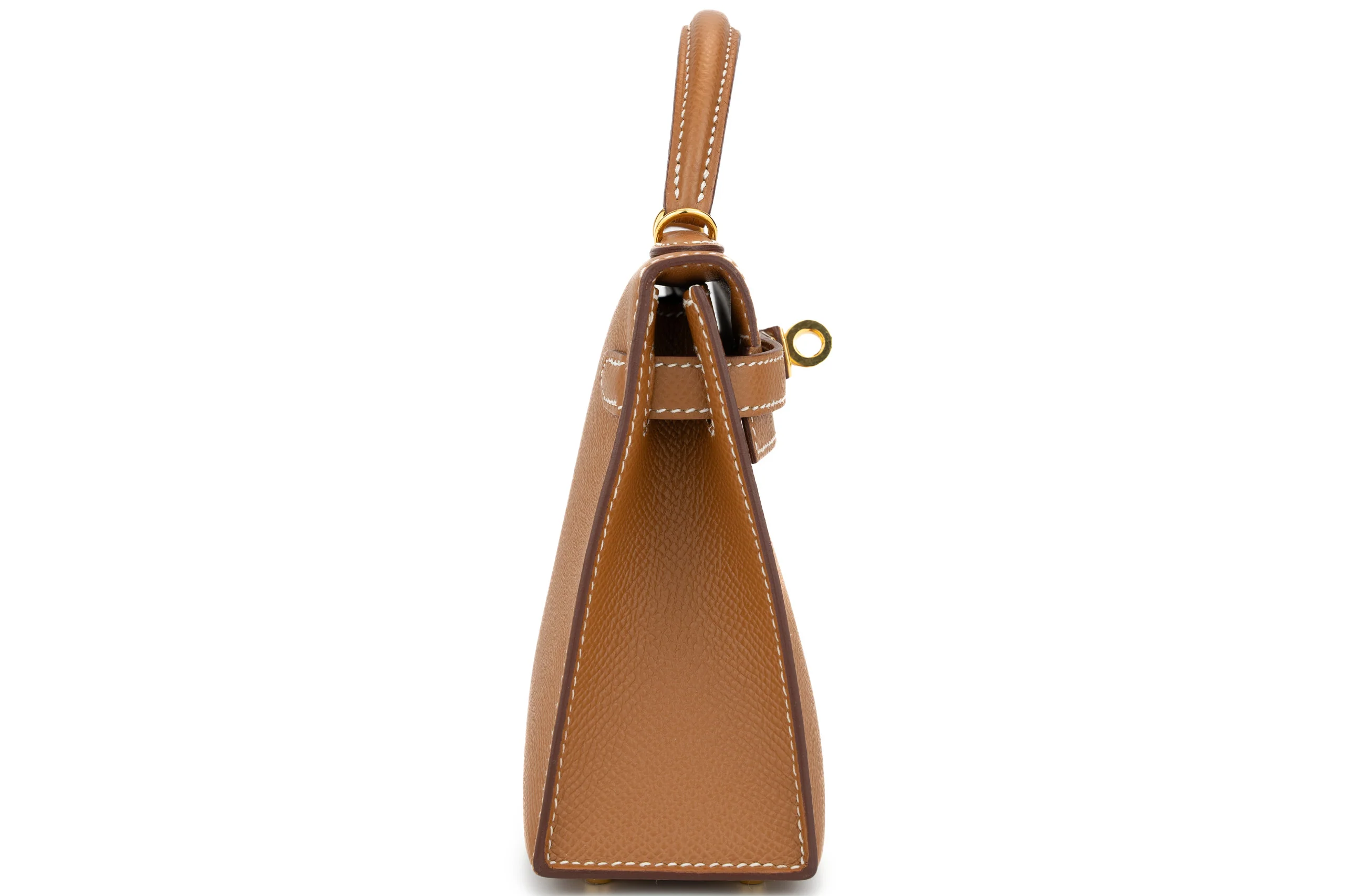 Hermès Mini Kelly Sellier Epsom Gold GHW - Image 4