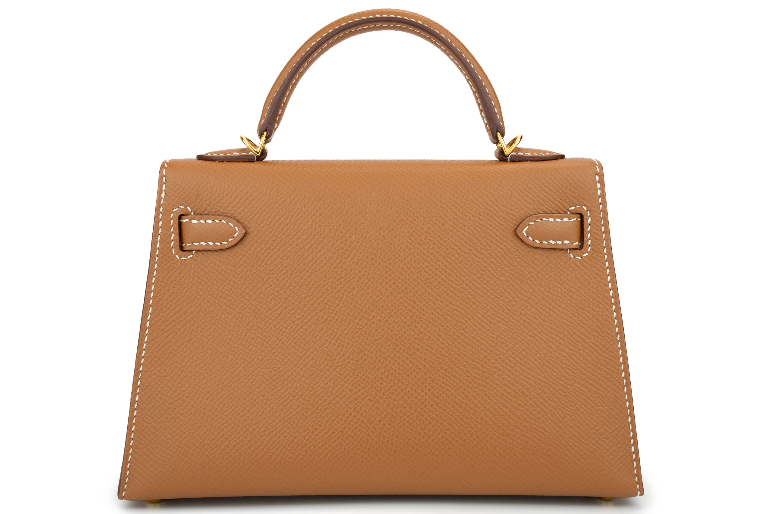 Hermès Mini Kelly Sellier Epsom Gold GHW - Image 5