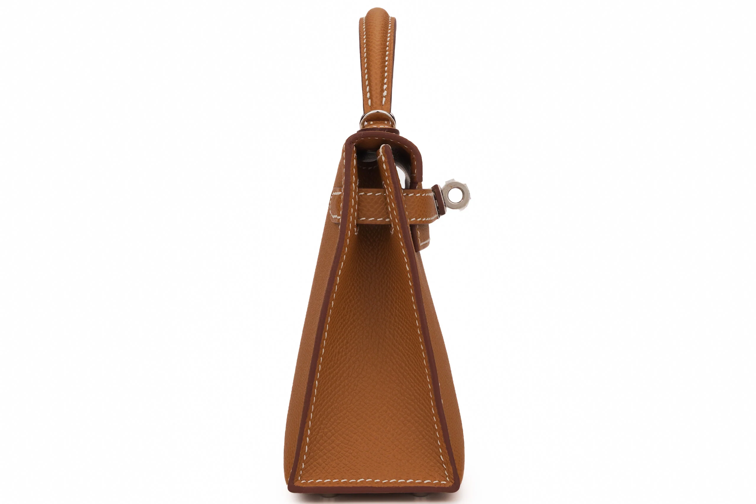 Hermès Mini Kelly Sellier Epsom Gold Phw - Image 5