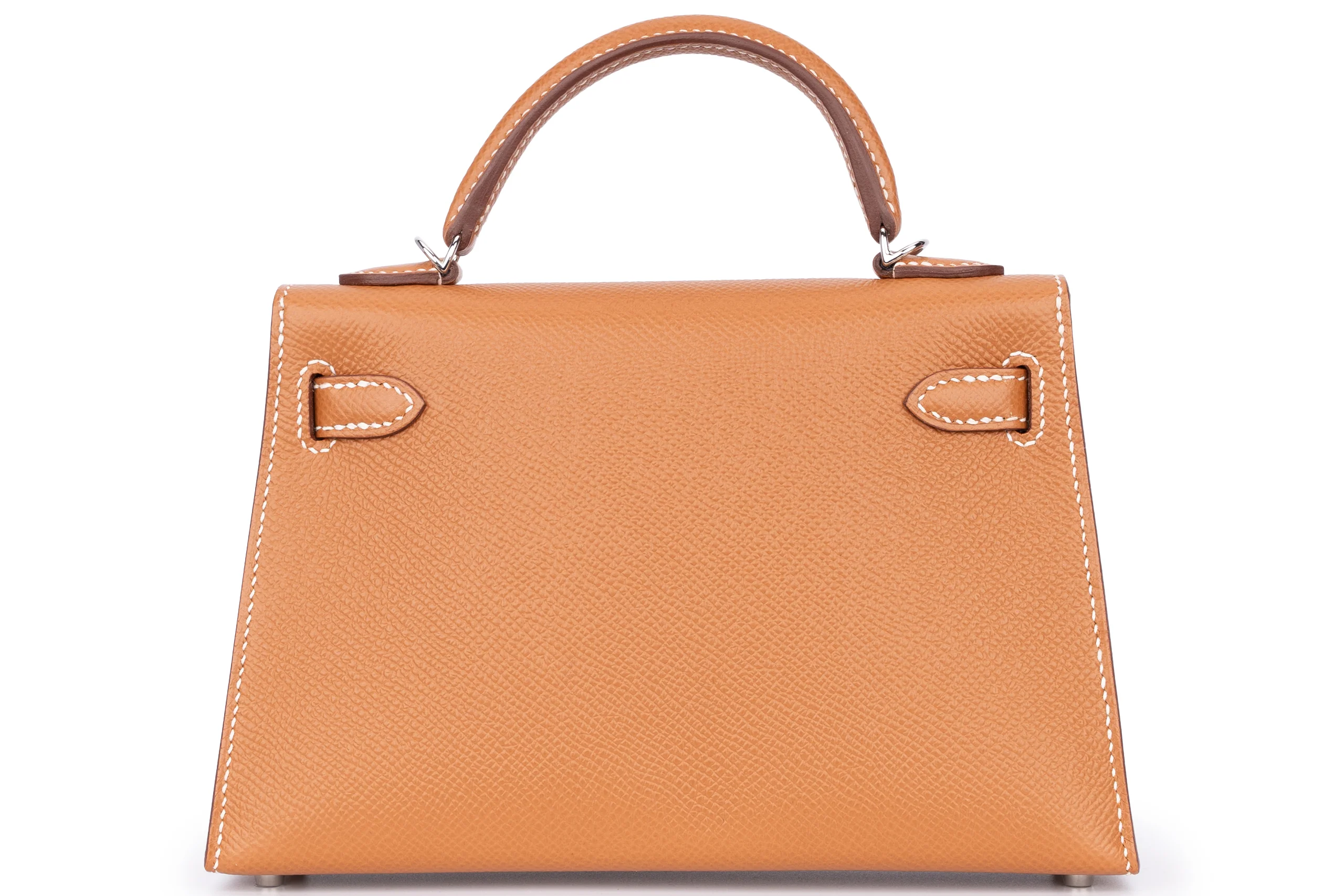Hermès Mini Kelly Sellier Epsom Gold PHW - Image 4