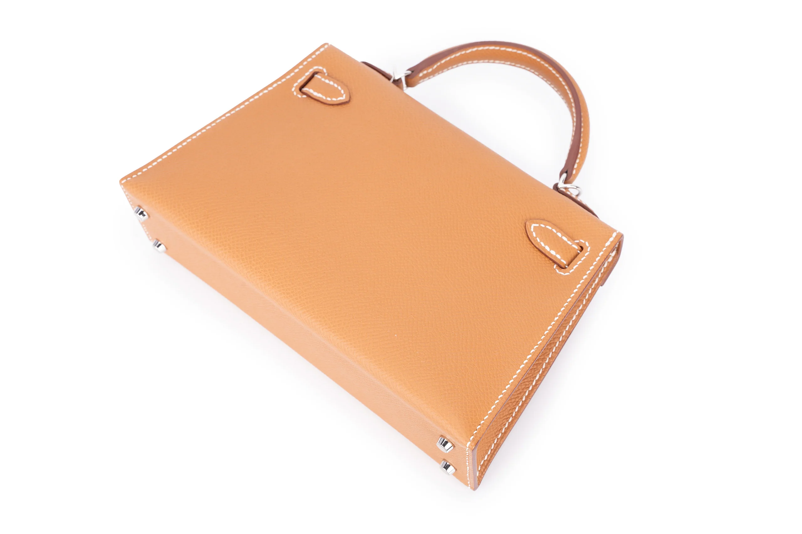 Hermès Mini Kelly Sellier Epsom Veau 37 Gold PHW - Image 10