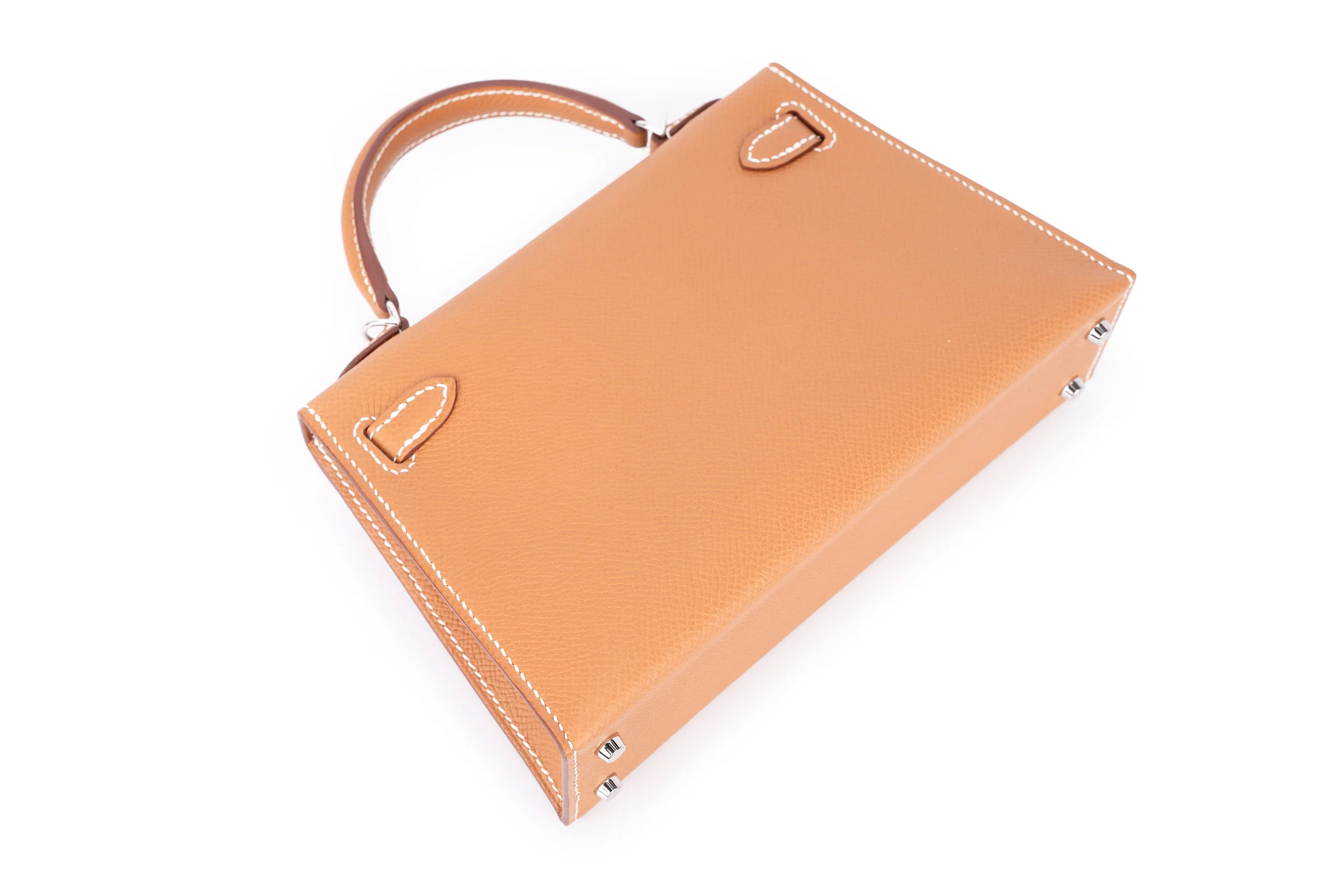 Hermès Mini Kelly Sellier Epsom Veau 37 Gold PHW - Image 11