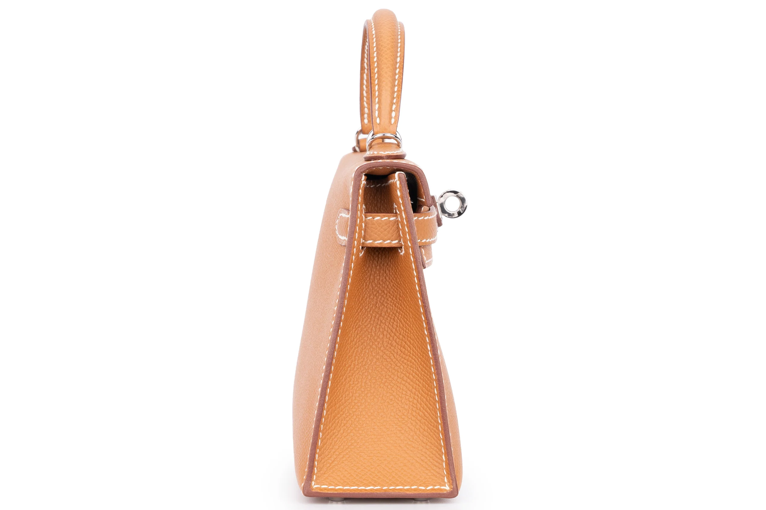 Hermès Mini Kelly Sellier Epsom Veau 37 Gold PHW - Image 5