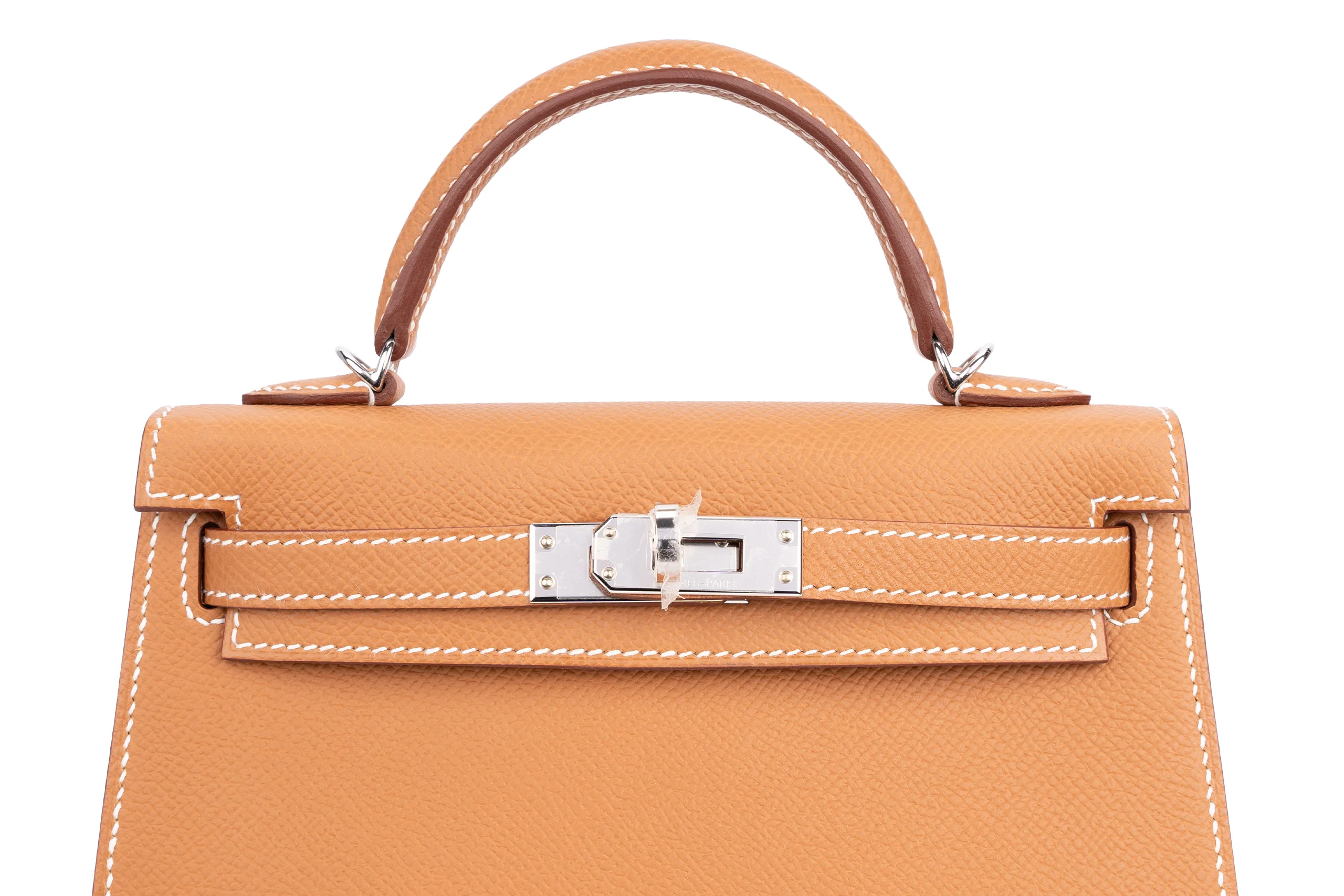 Hermès Mini Kelly Sellier Epsom Veau 37 Gold PHW - Image 7