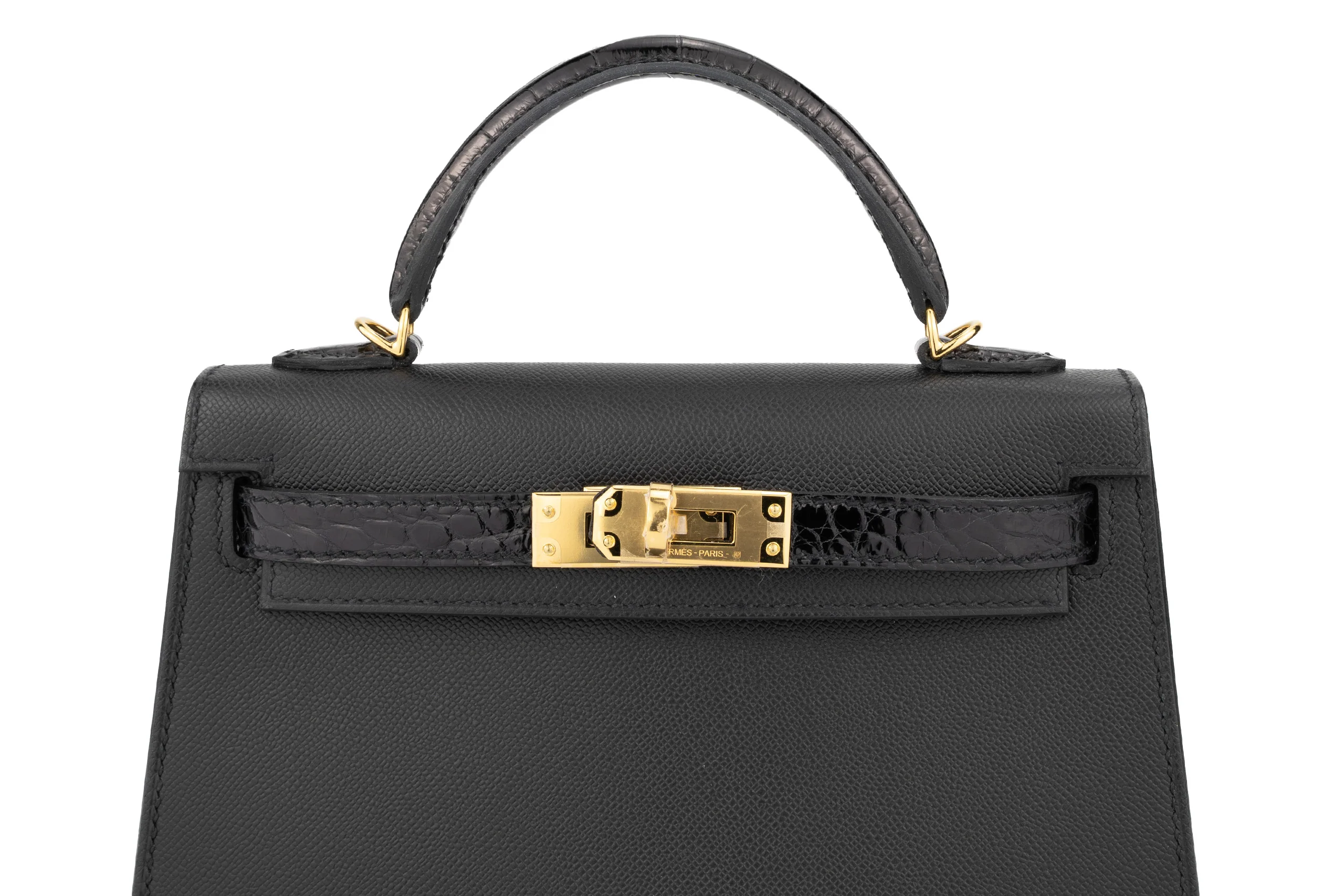 Hermès Mini Kelly Touch Black GHW - Image 6