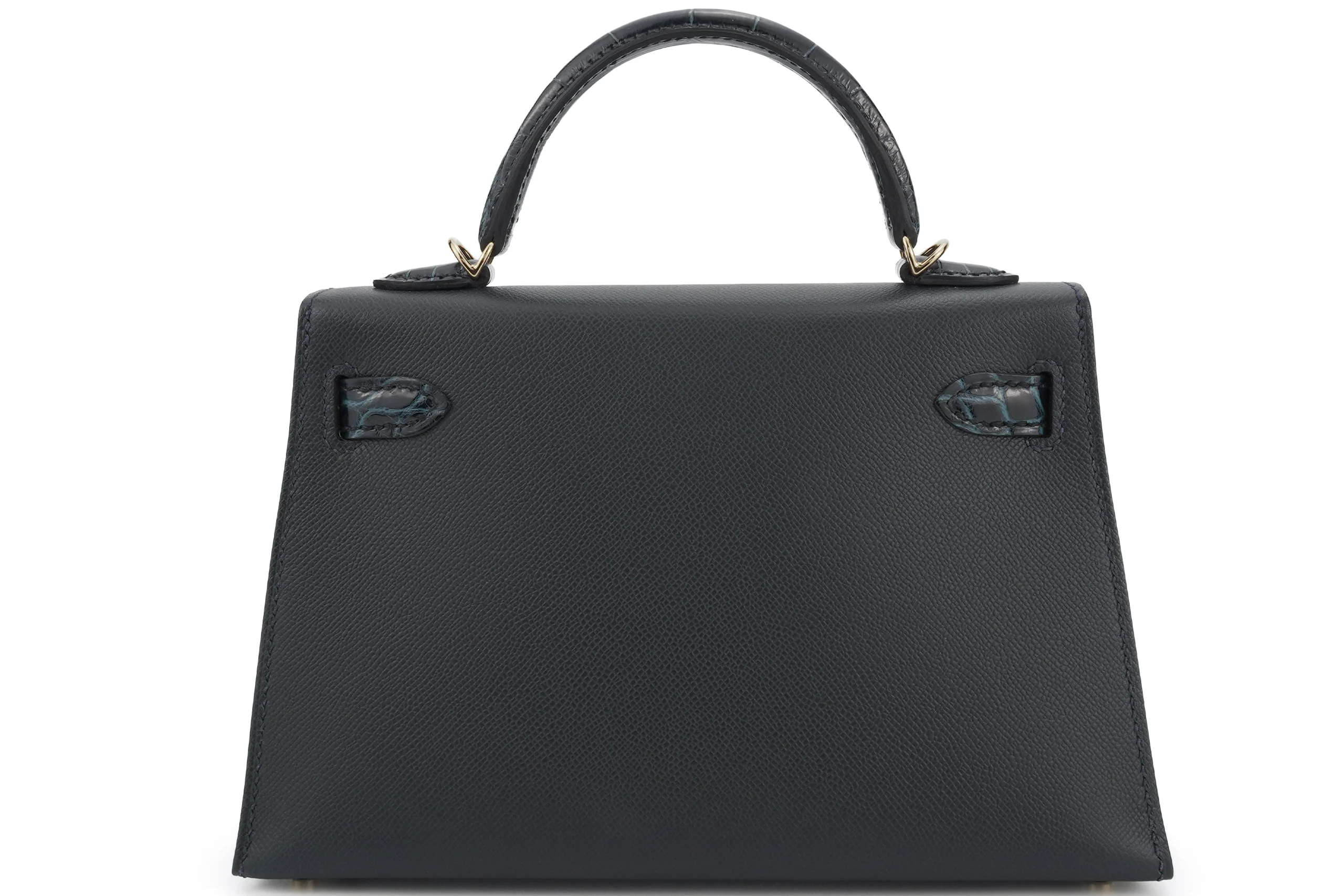 Hermès Mini Kelly Touch Vert Rosseau PBHW - Image 4