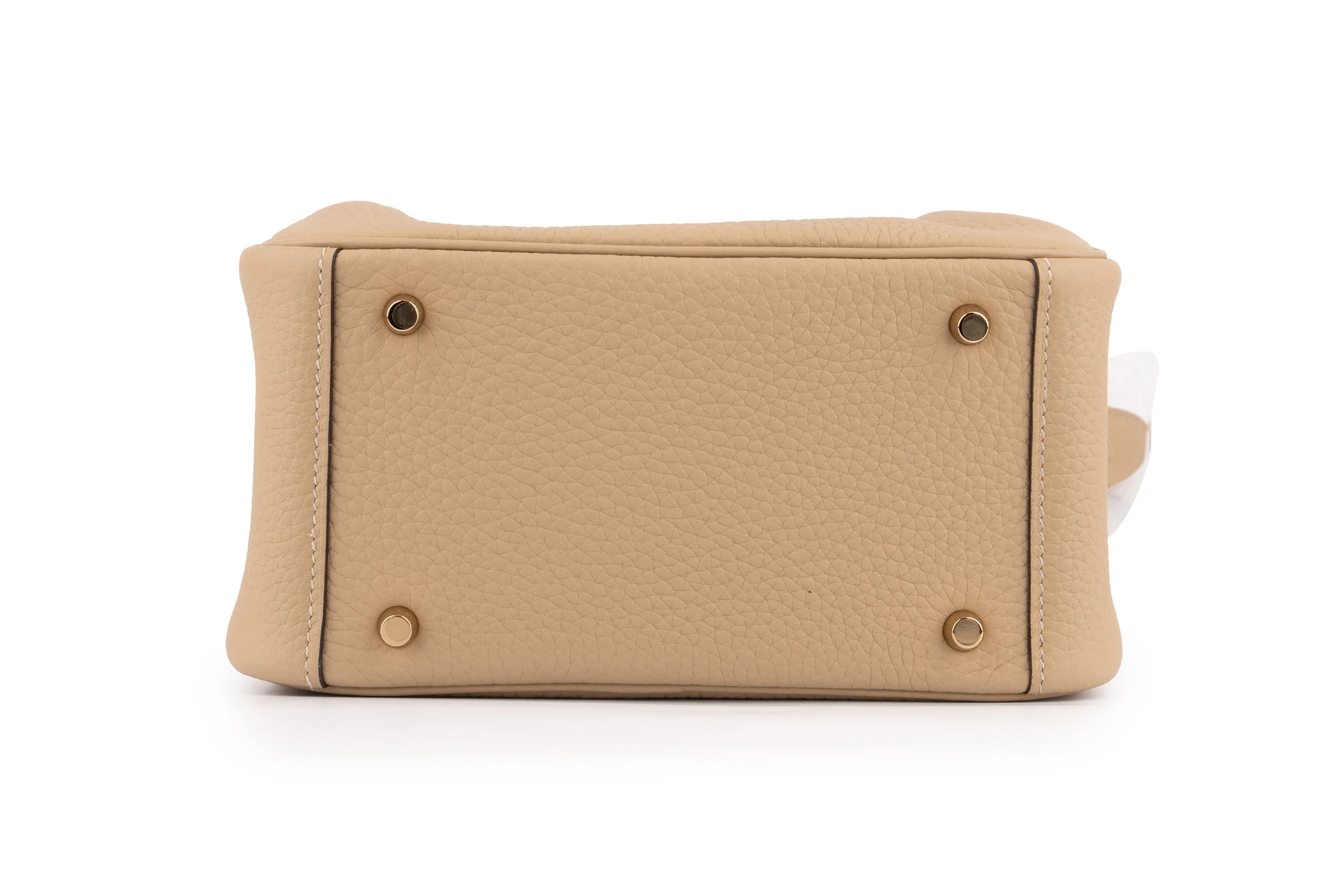 Hermès Mini Lindy	Clemence	Beige Marfa	GHW - Image 6