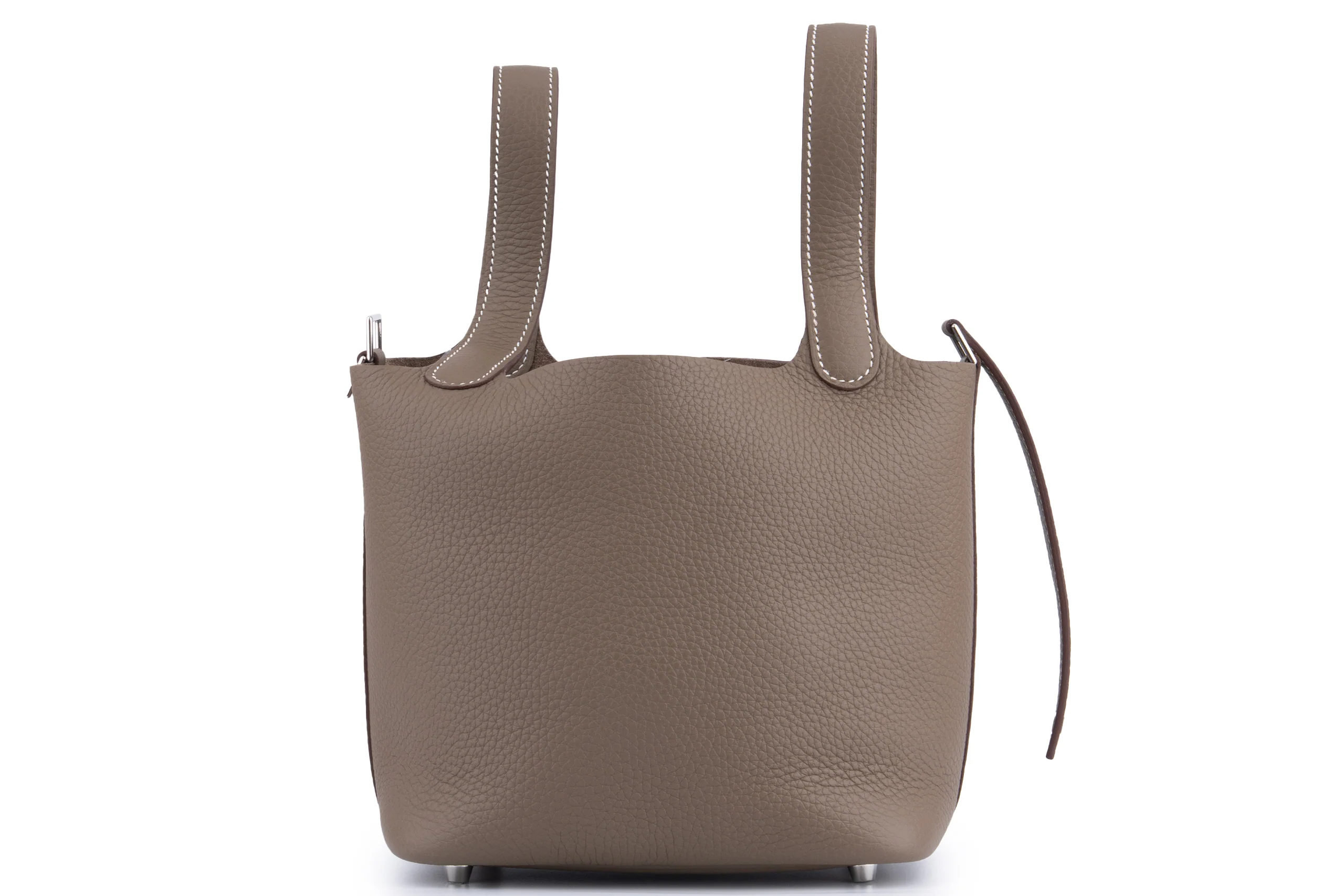 Hermès Picotin 18	Clemence	Etoupe	PHW