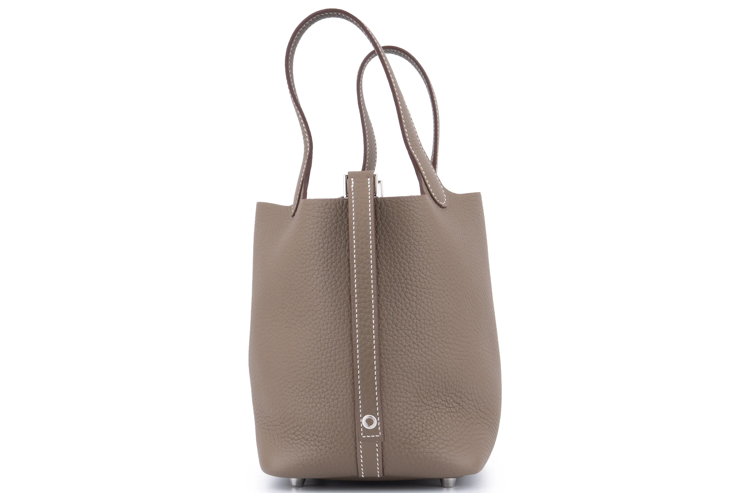 Hermès Picotin 18	Clemence	Etoupe	PHW - Image 3
