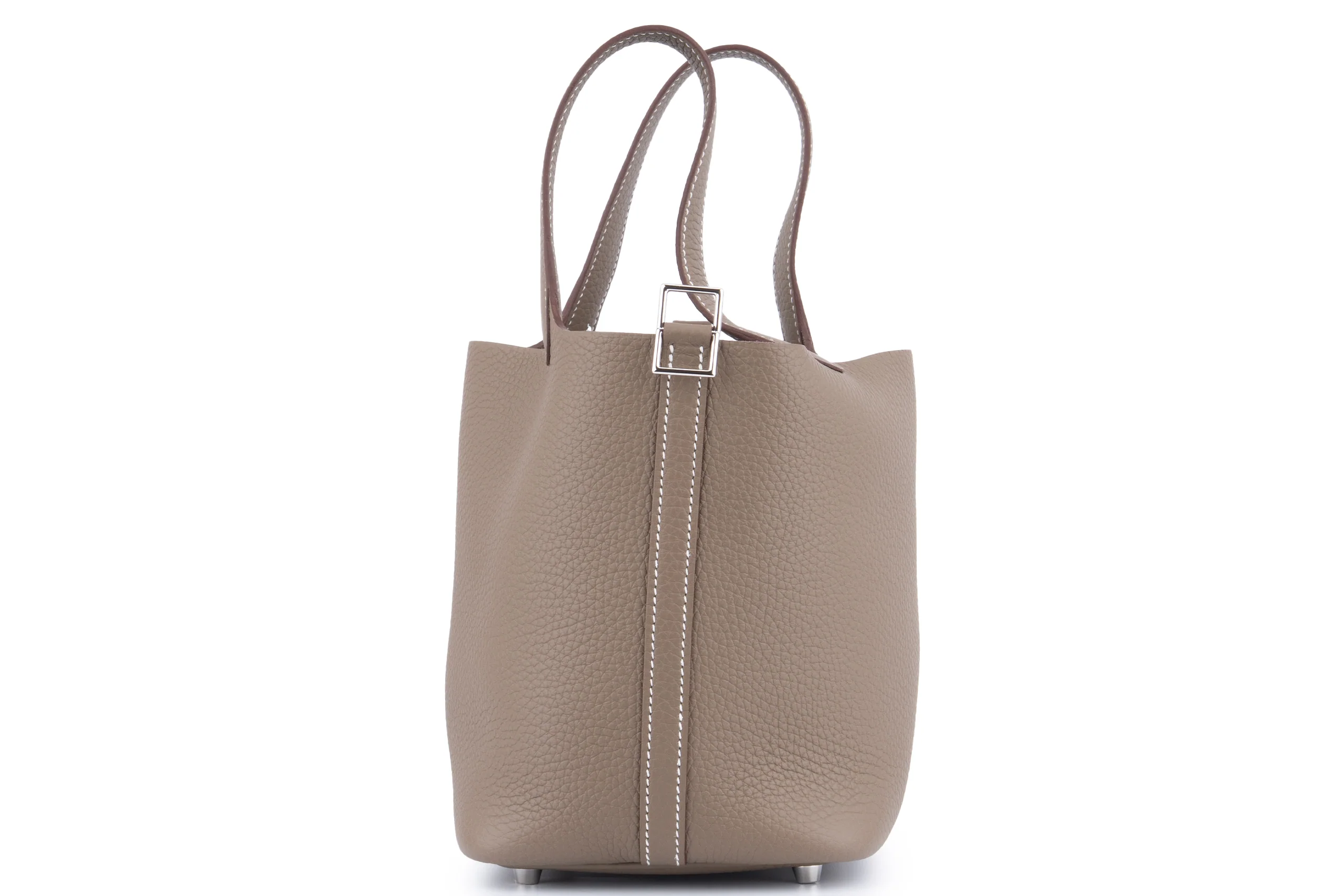 Hermès Picotin 18	Clemence	Etoupe	PHW - Image 5