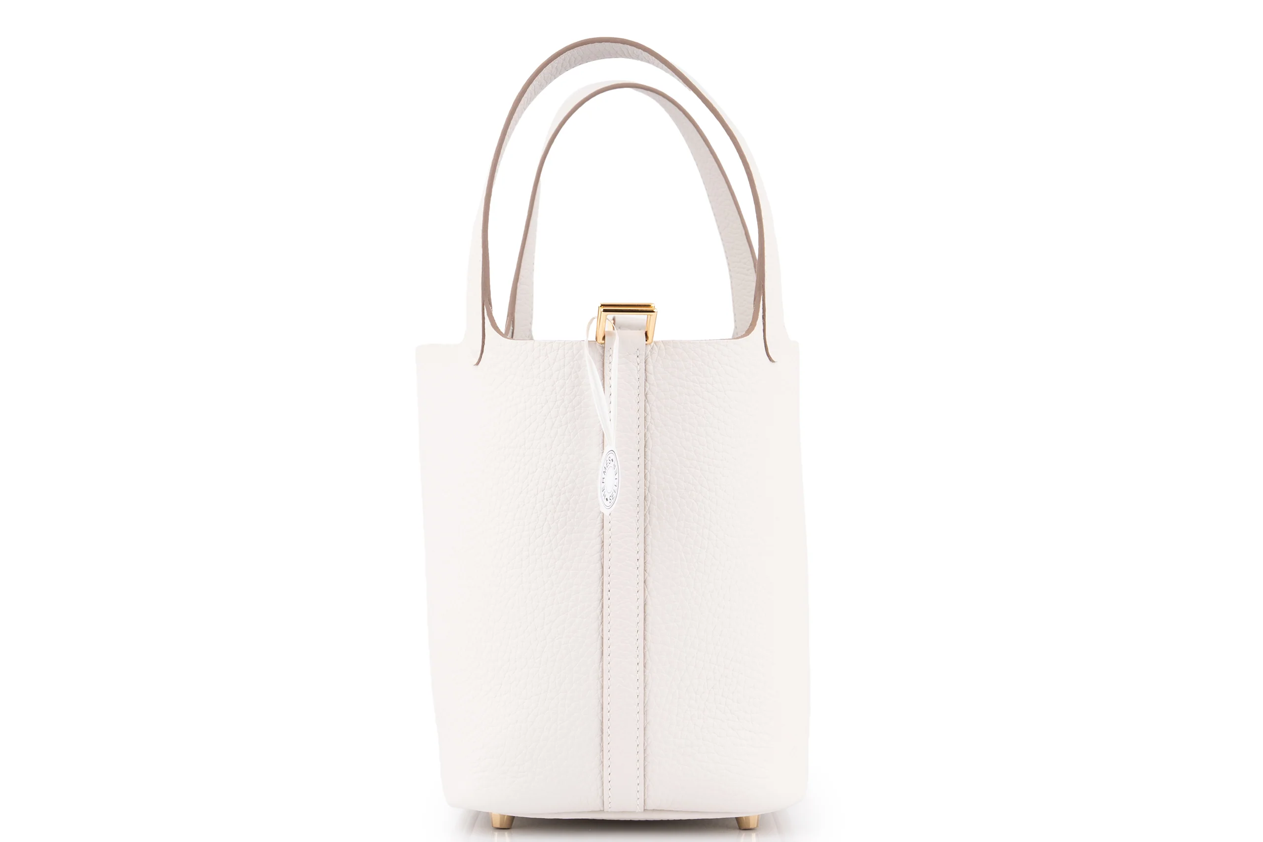 Hermès Picotin 18		Clemence	Gris Pale	GHW - Image 5