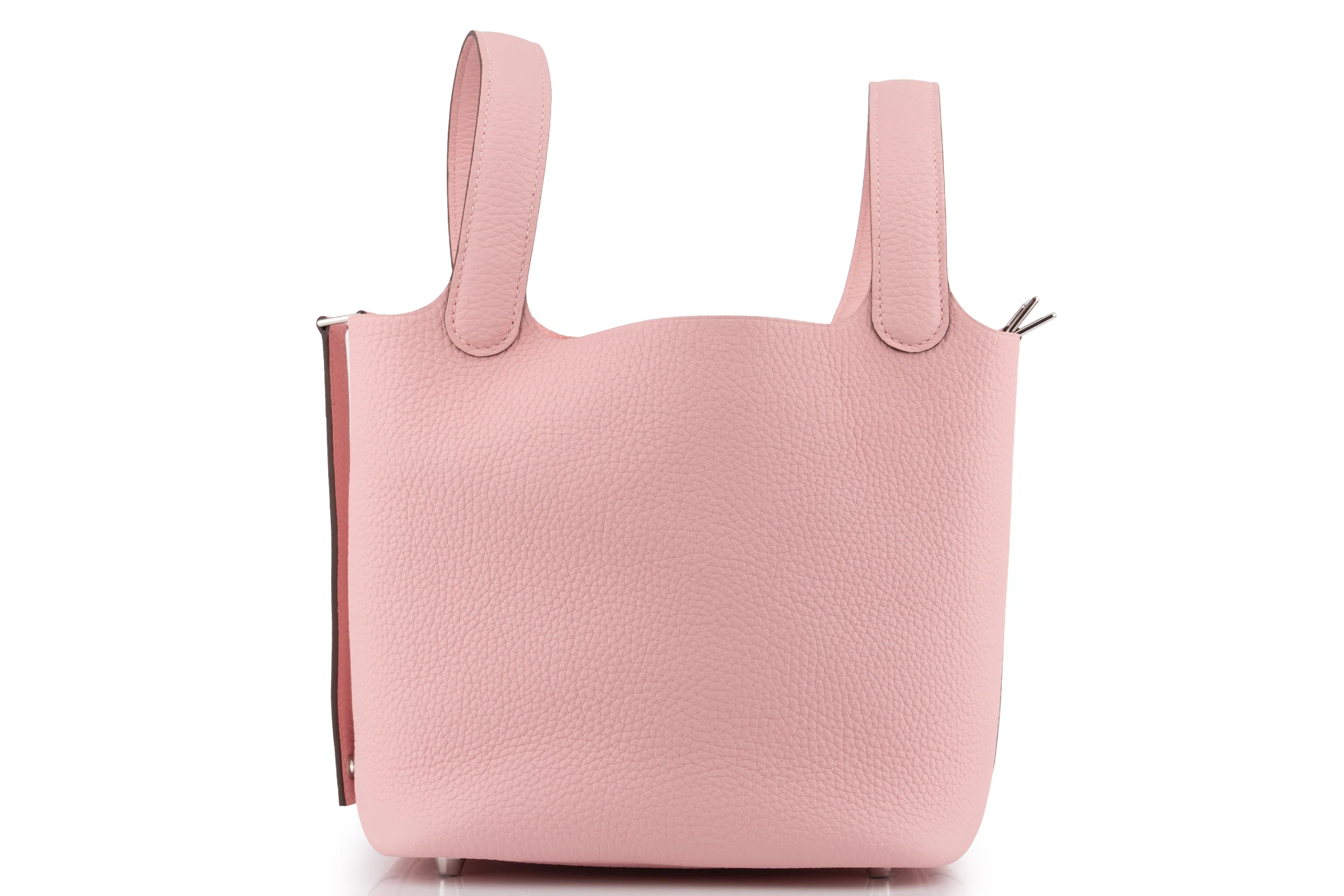 Hermès Picotin 18 		Clemence 	Rose Sakura 	 PHW - Image 3