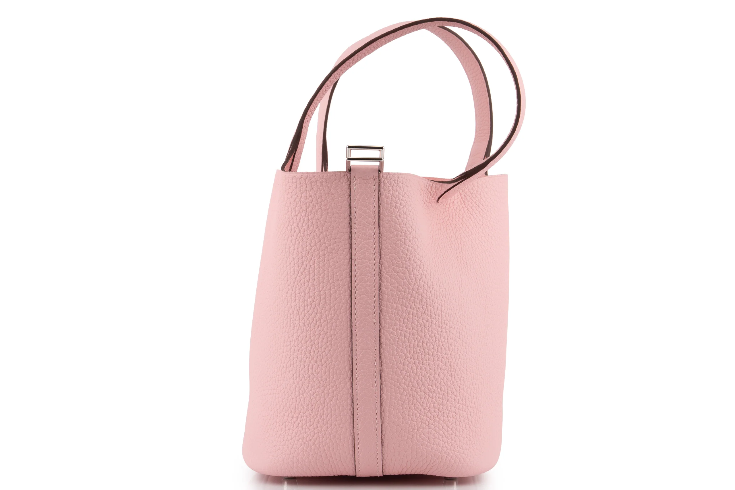Hermès Picotin 18 		Clemence 	Rose Sakura 	 PHW - Image 4