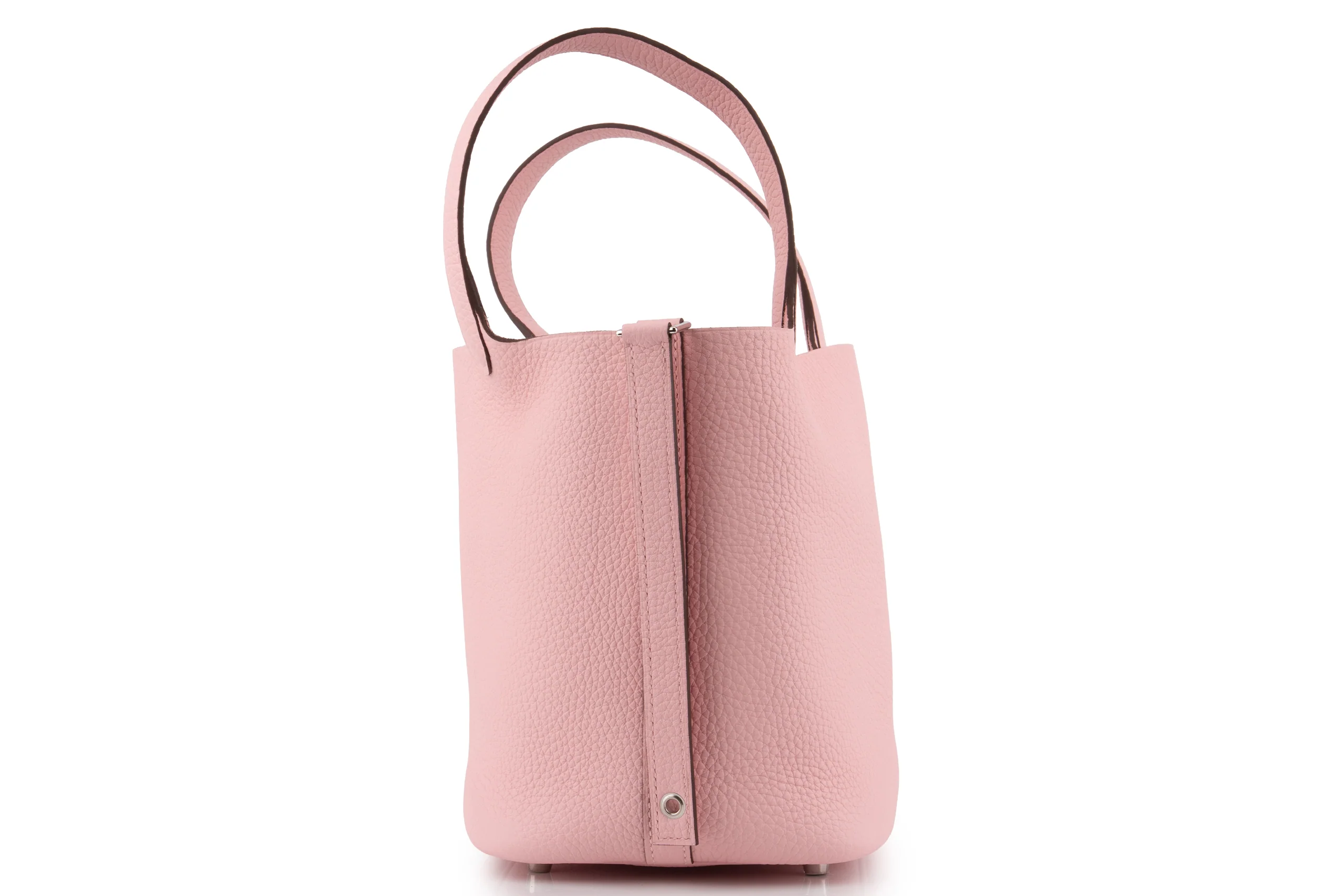 Hermès Picotin 18 		Clemence 	Rose Sakura 	 PHW - Image 5