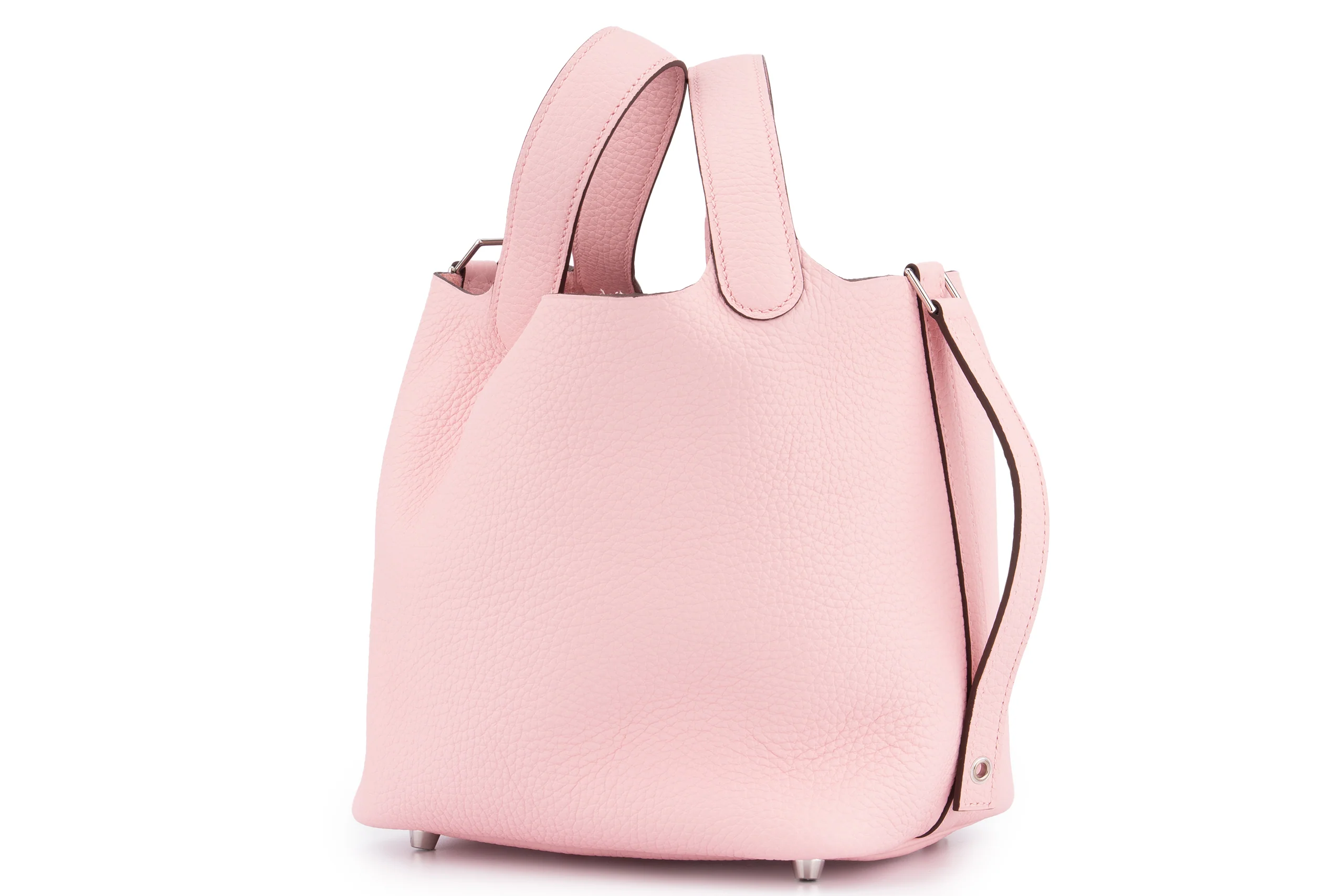 Hermès Picotin 18	Clemence	Rose Sakura PHW - Image 2