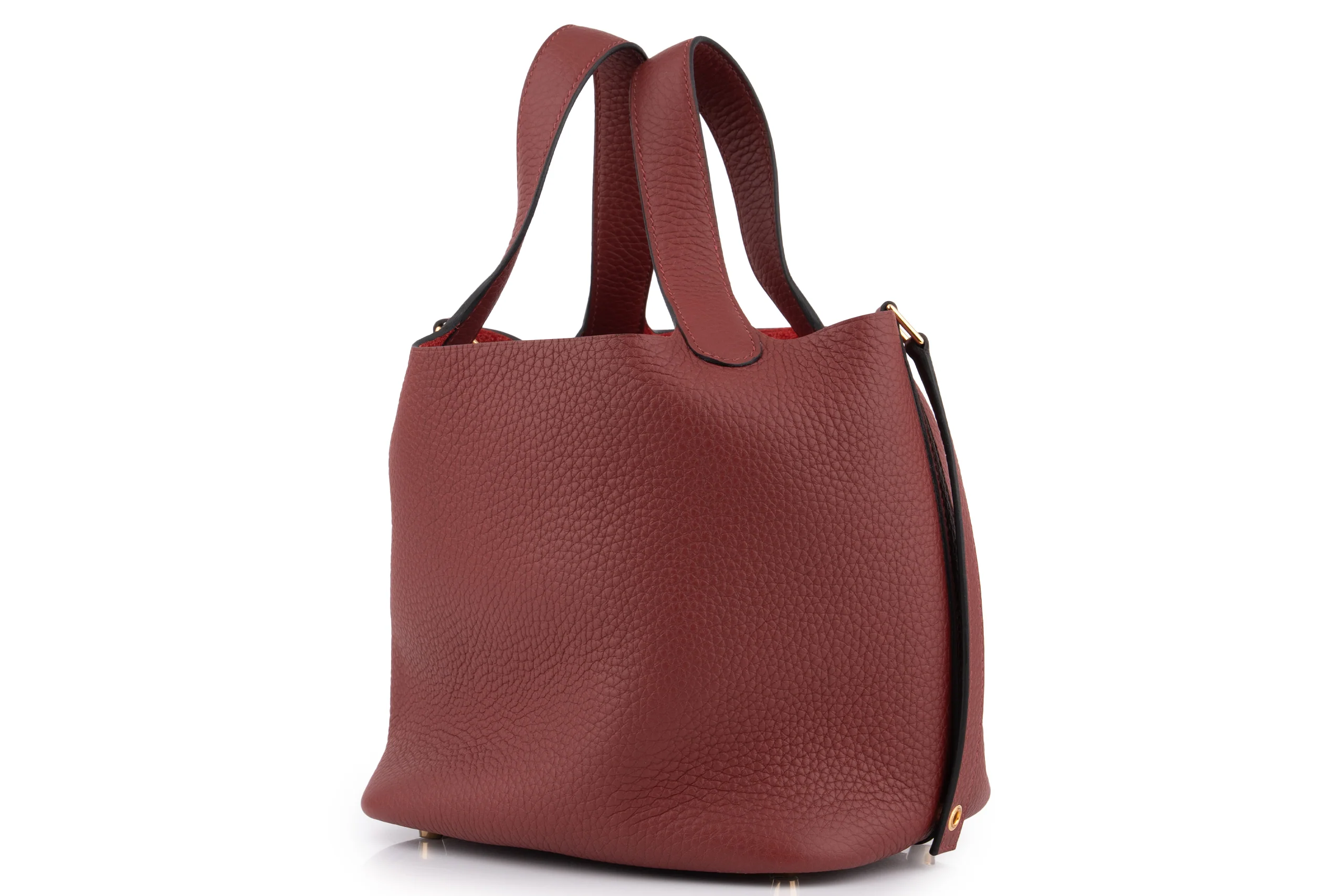 Hermès Picotin 18		Clemence	Rouge H	GHW - Image 2