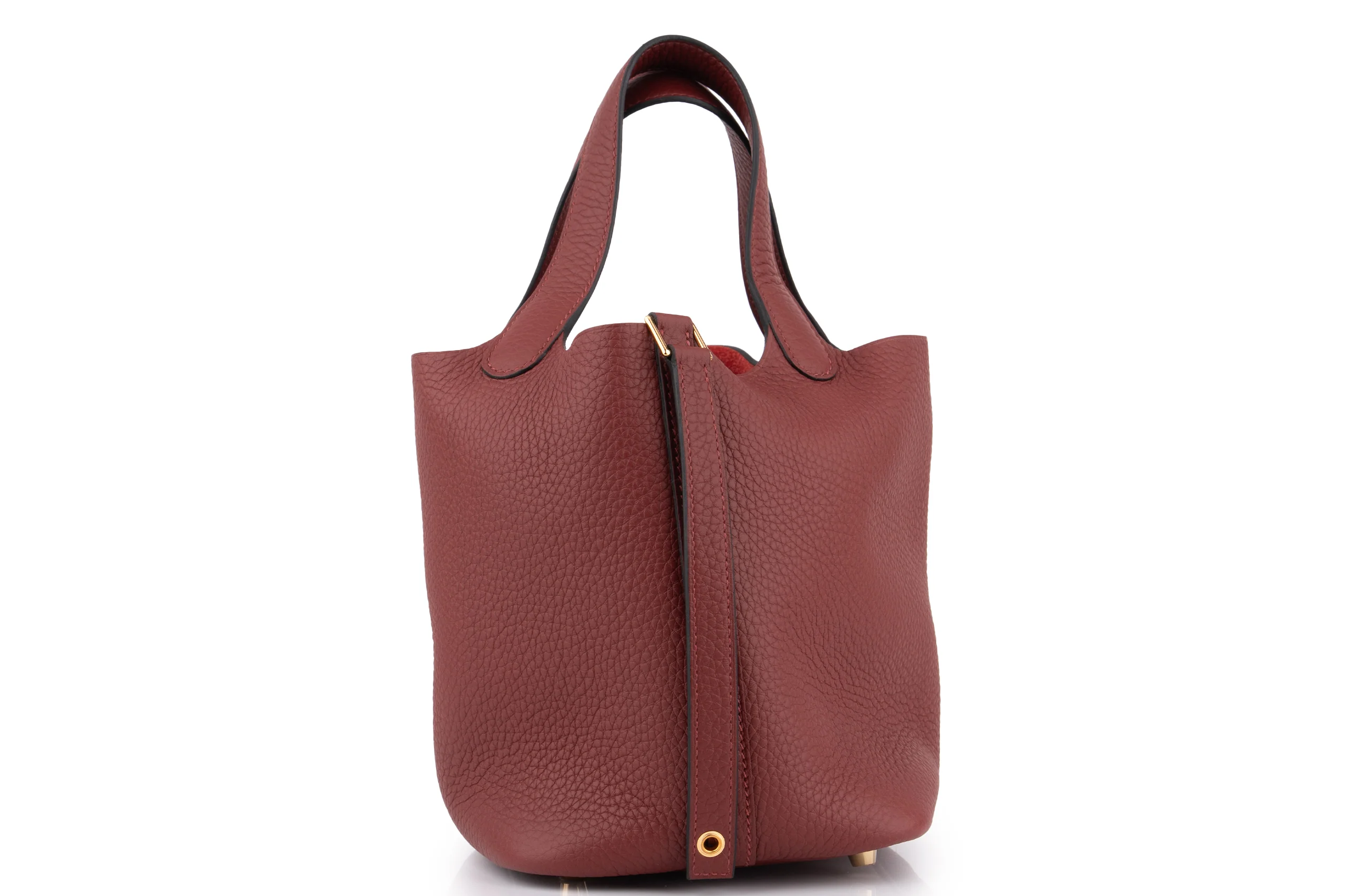 Hermès Picotin 18		Clemence	Rouge H	GHW - Image 3