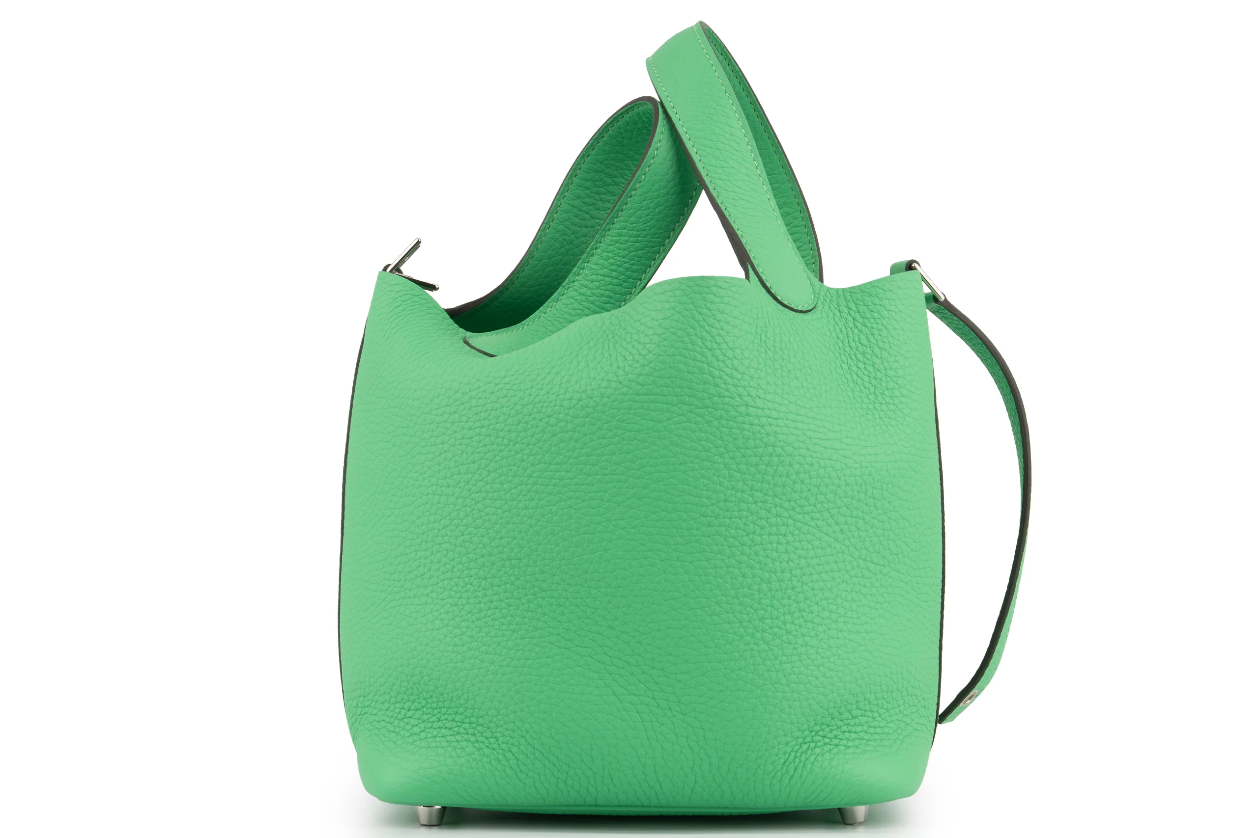 Hermès Picotin 18	Clemence	Vert Comic PHW