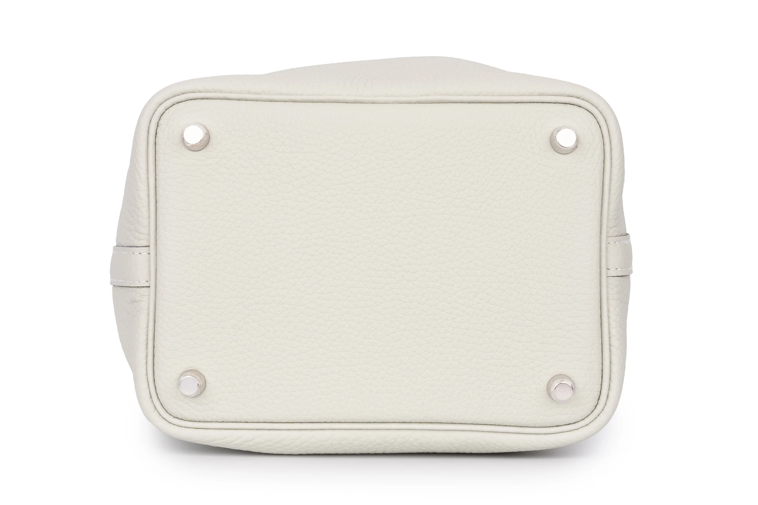 Hermès Picotin 18		Clemence	Gris Neve Verso Menthe PHW - Image 6