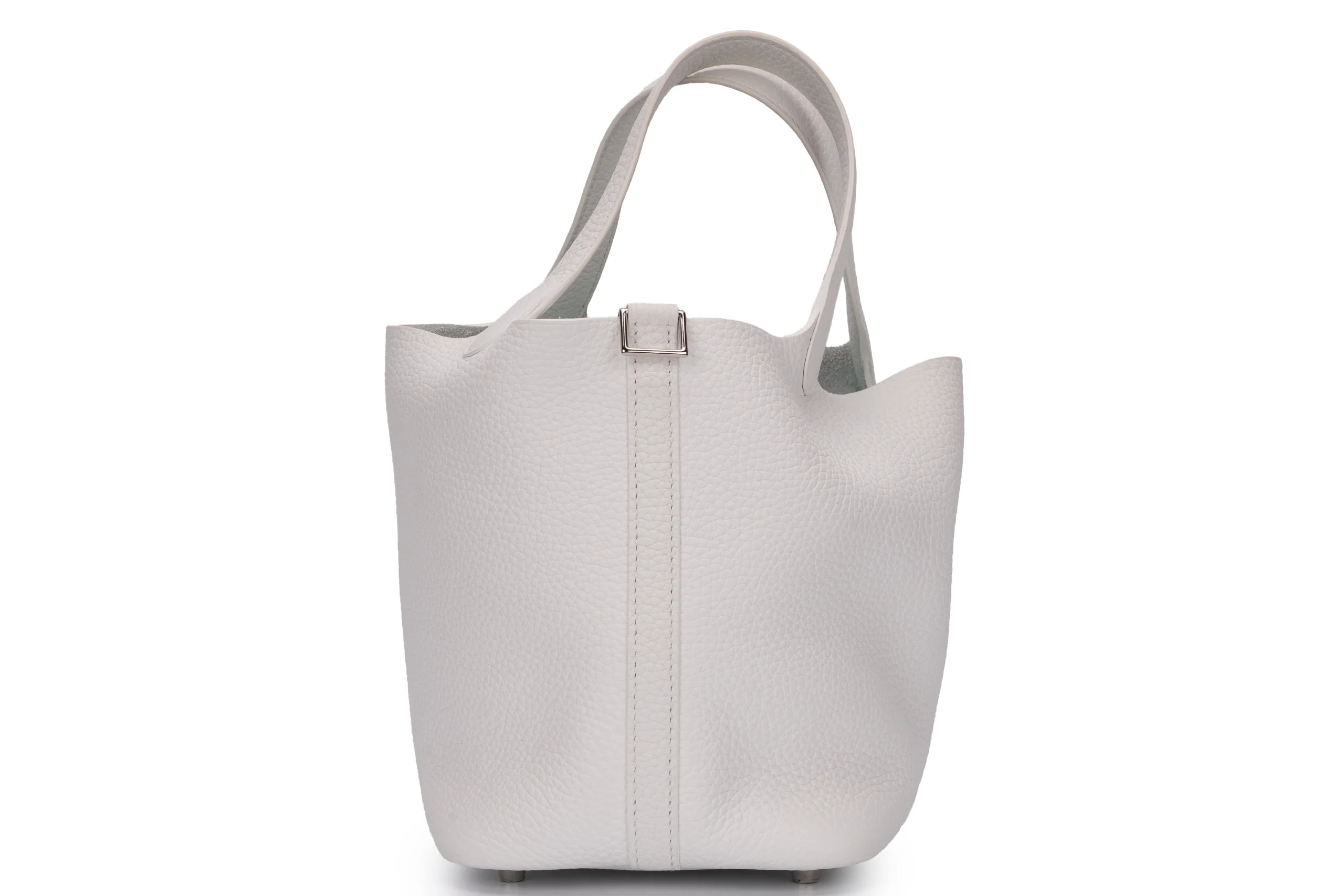 Hermès Picotin 18 Clemence	White	PHW - Image 5