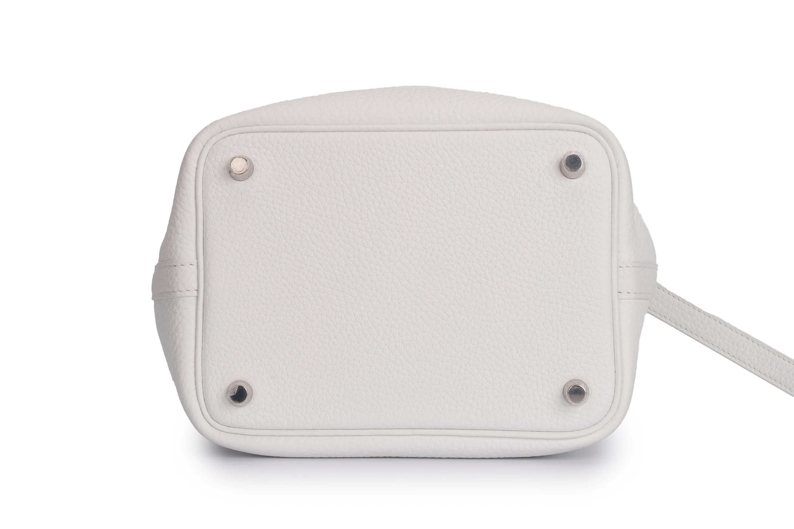 Hermès Picotin 18 Clemence	White	PHW - Image 6