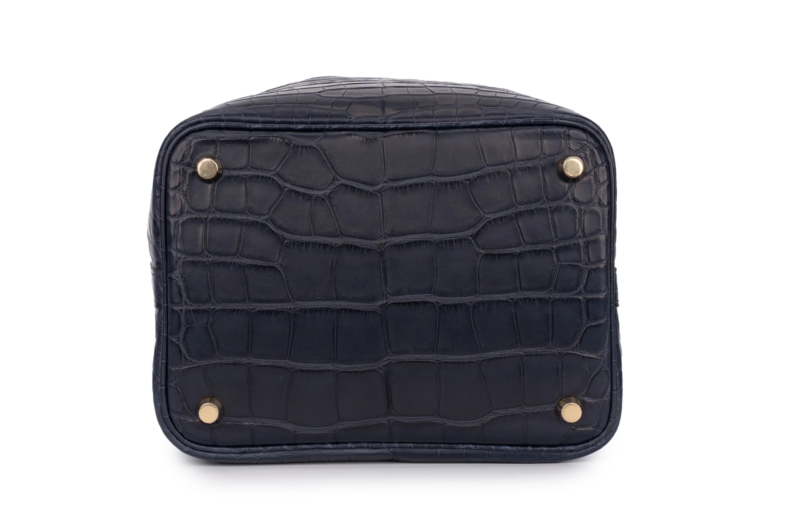 Hermès Picotin 18	Exotic	Alligator Mississippiensis	Bleu Indigo	GHW - Image 6