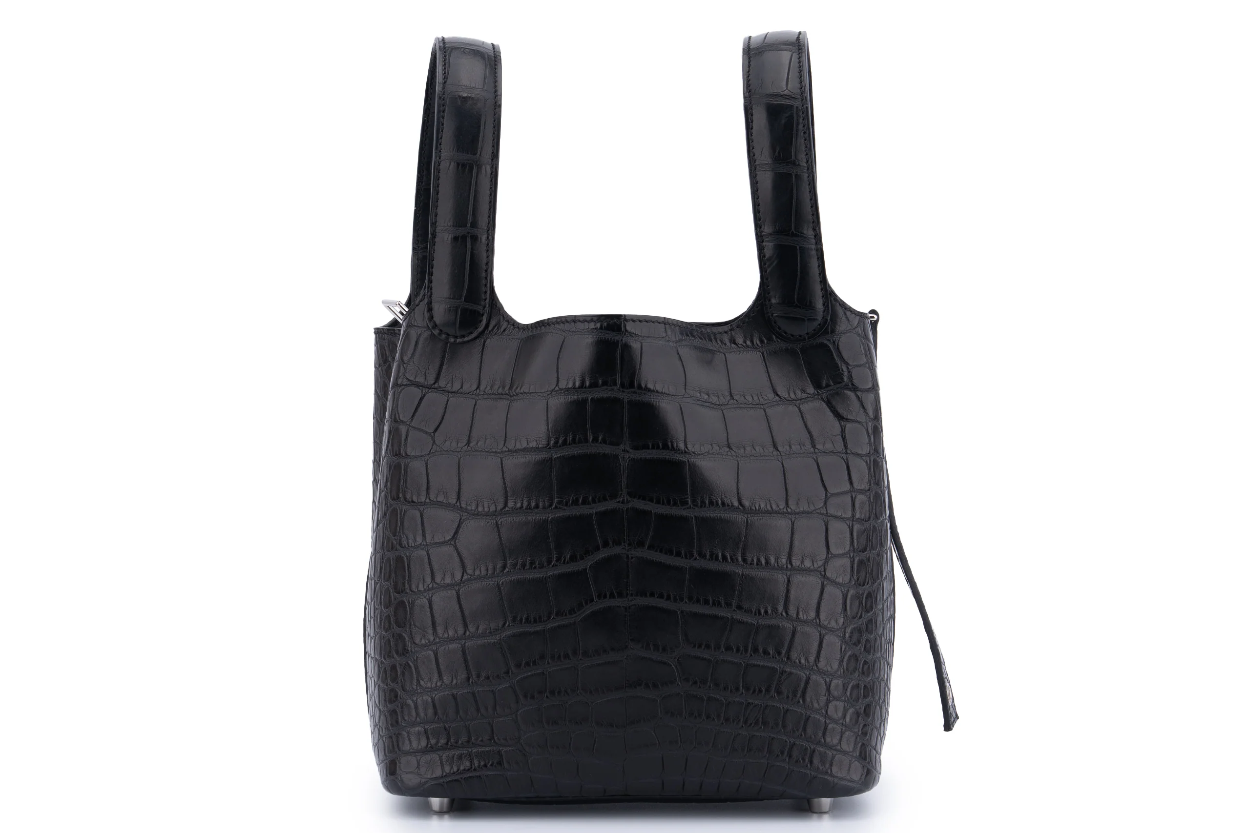 Hermès Picotin 18 Exotic Matte Noir PHW