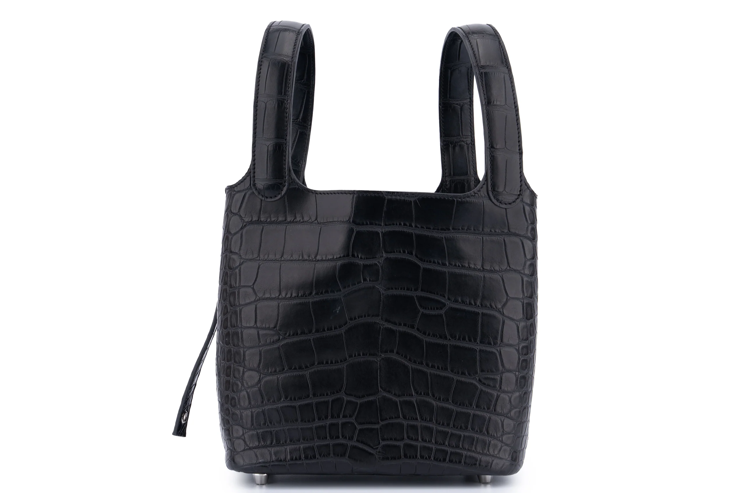 Hermès Picotin 18 Exotic Matte Noir PHW - Image 4