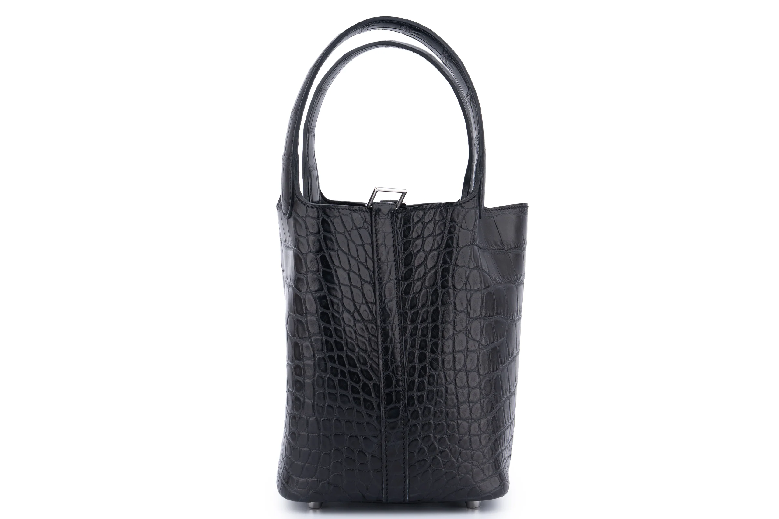Hermès Picotin 18 Exotic Matte Noir PHW - Image 5