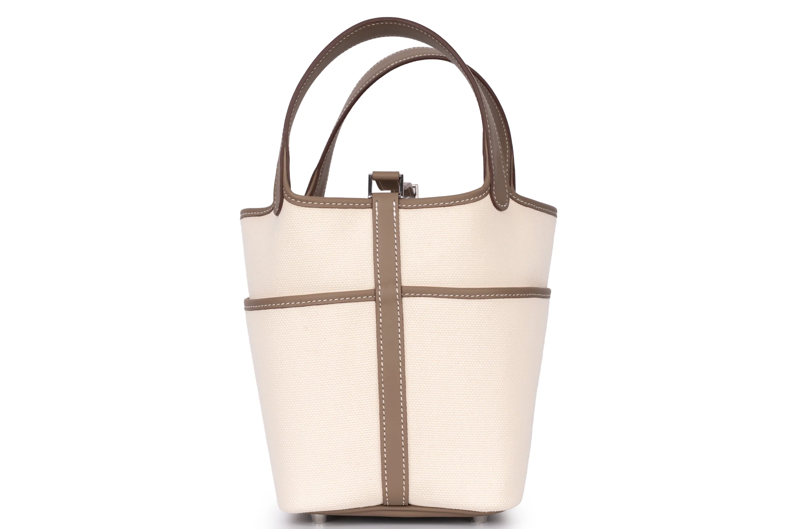 Hermès Picotin 18	Pockets	Goeland Swift	Etoupe/Ecru	PHW - Image 3