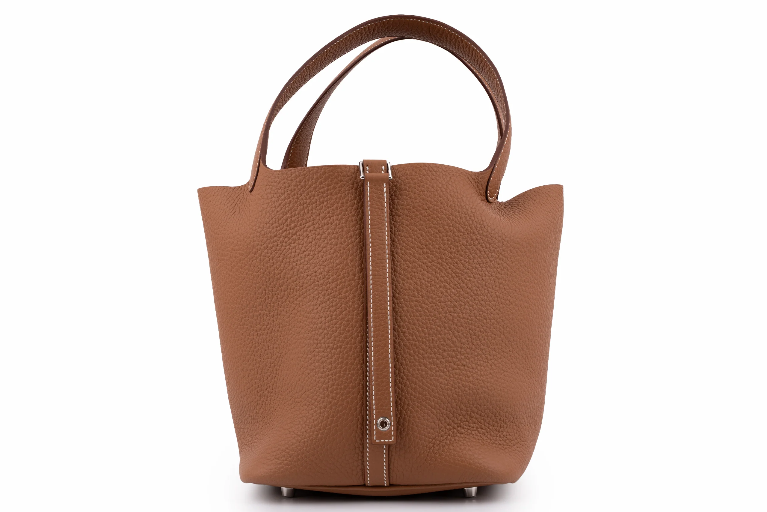 Hermès Picotin 22 Clemence Gold PHW - Image 3