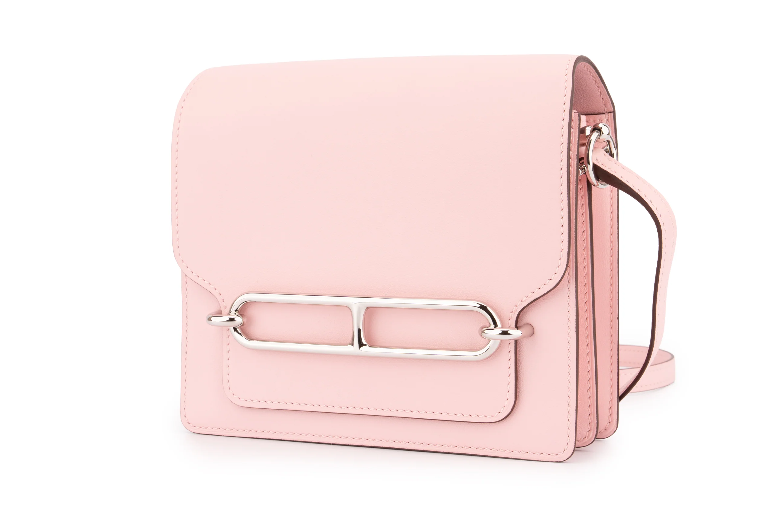 Hermès Roulis Swift Rose Sakura	PHW - Image 2
