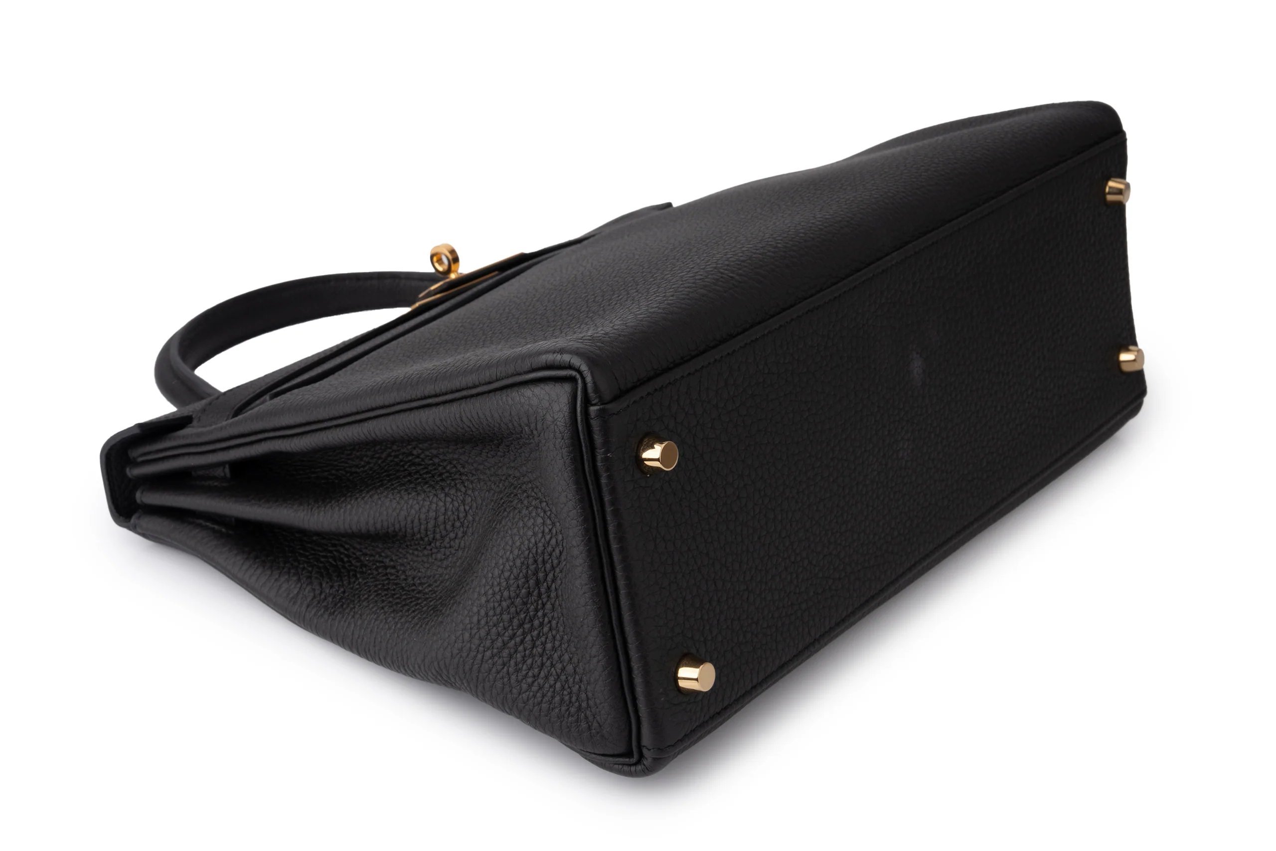 Hermès Kelly 32	Retourne	Togo	Noir	GHW - Image 11