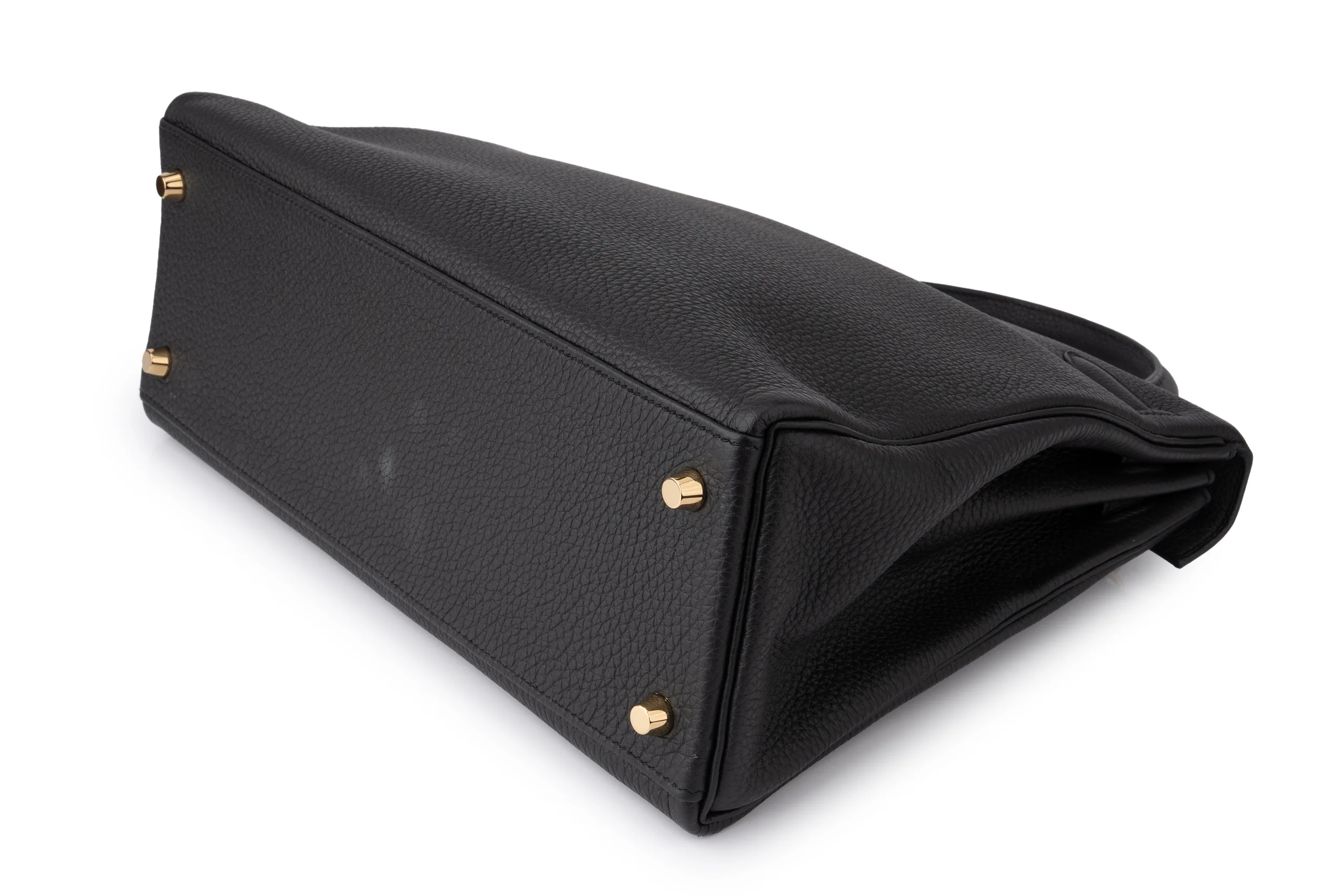 Hermès Kelly 32	Retourne	Togo	Noir	GHW - Image 12