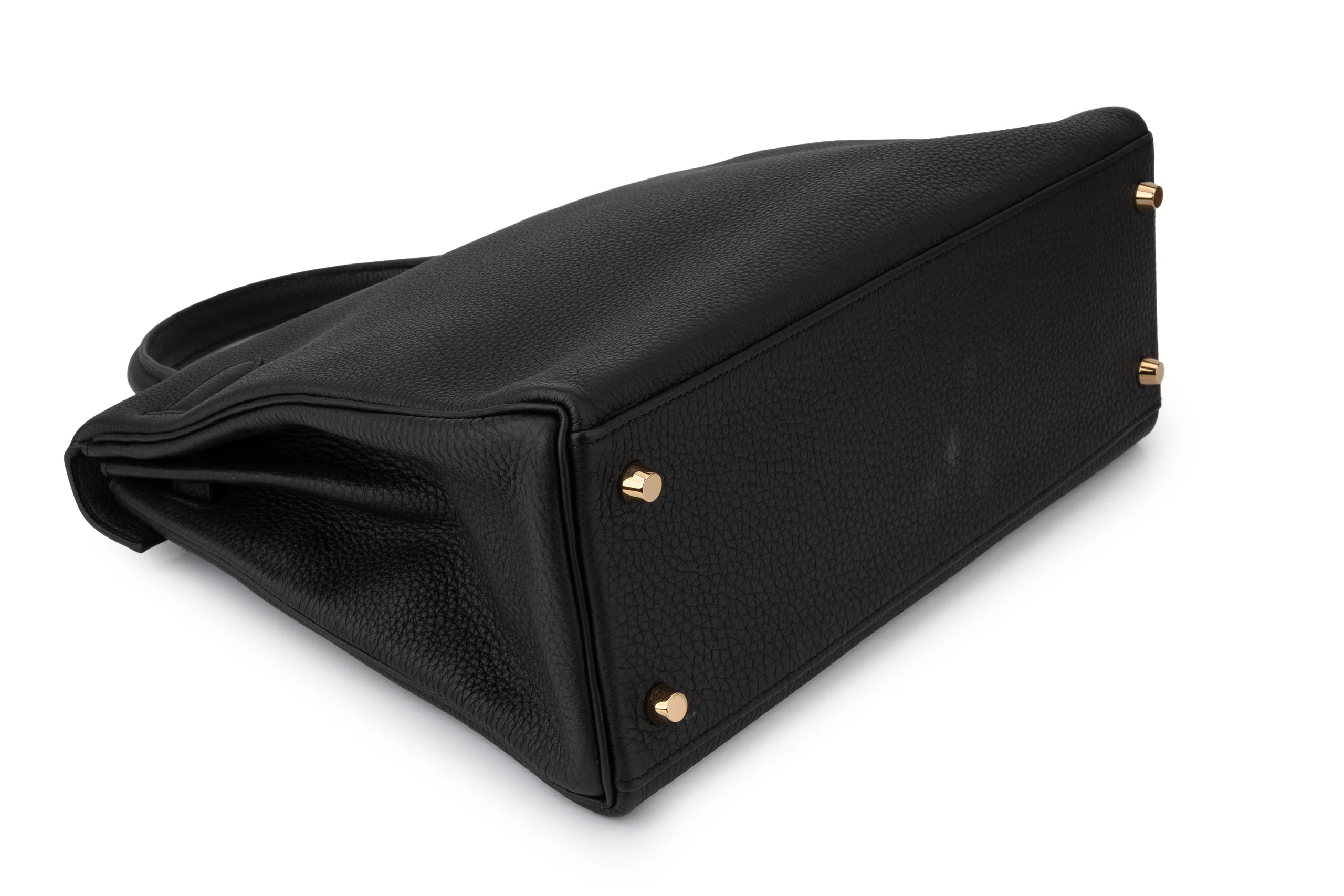Hermès Kelly 32	Retourne	Togo	Noir	GHW - Image 13