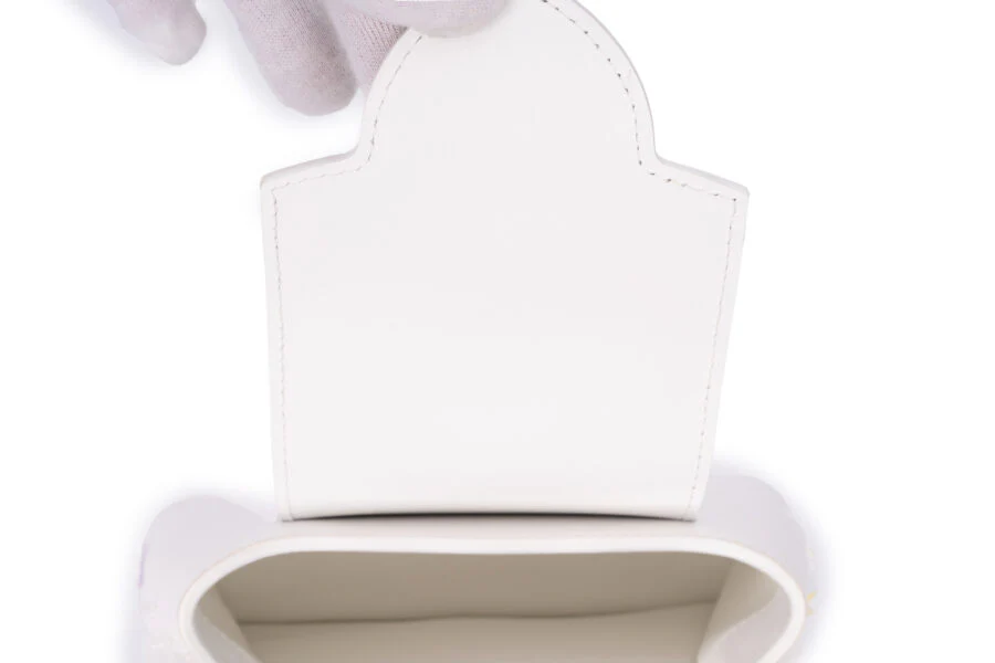 Louis Vuitton Capucines Mini Limited Edition With Flowers Calf Leather Optic White GHW - Image 8