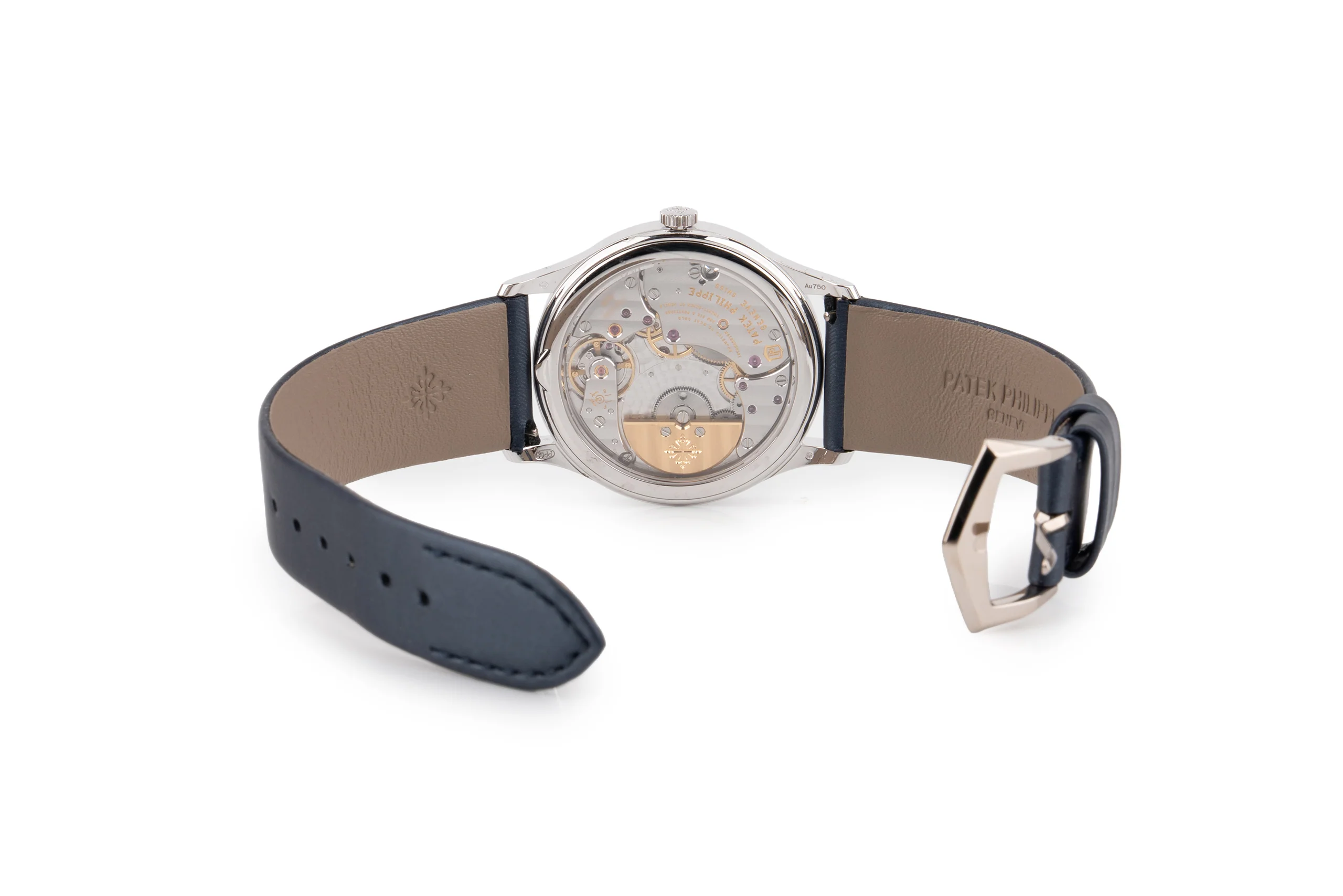 Patek Philippe Calatrava	Ref- 4997-200G-001 Guilloche Laque Or Gris Blue Indigo 35mm - Image 6