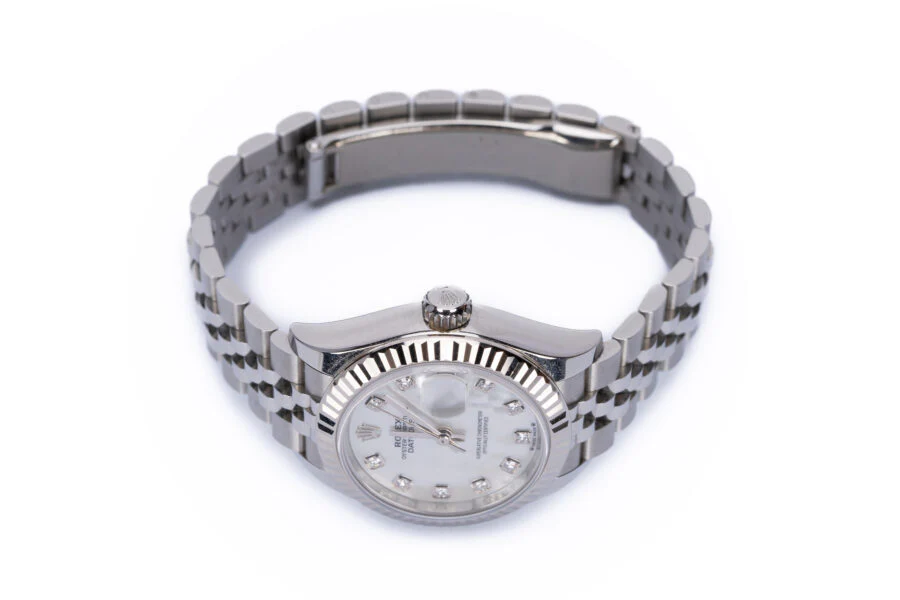 Rolex Datejust 28mm Mop Diamond Jubilee Bracelet - Image 8