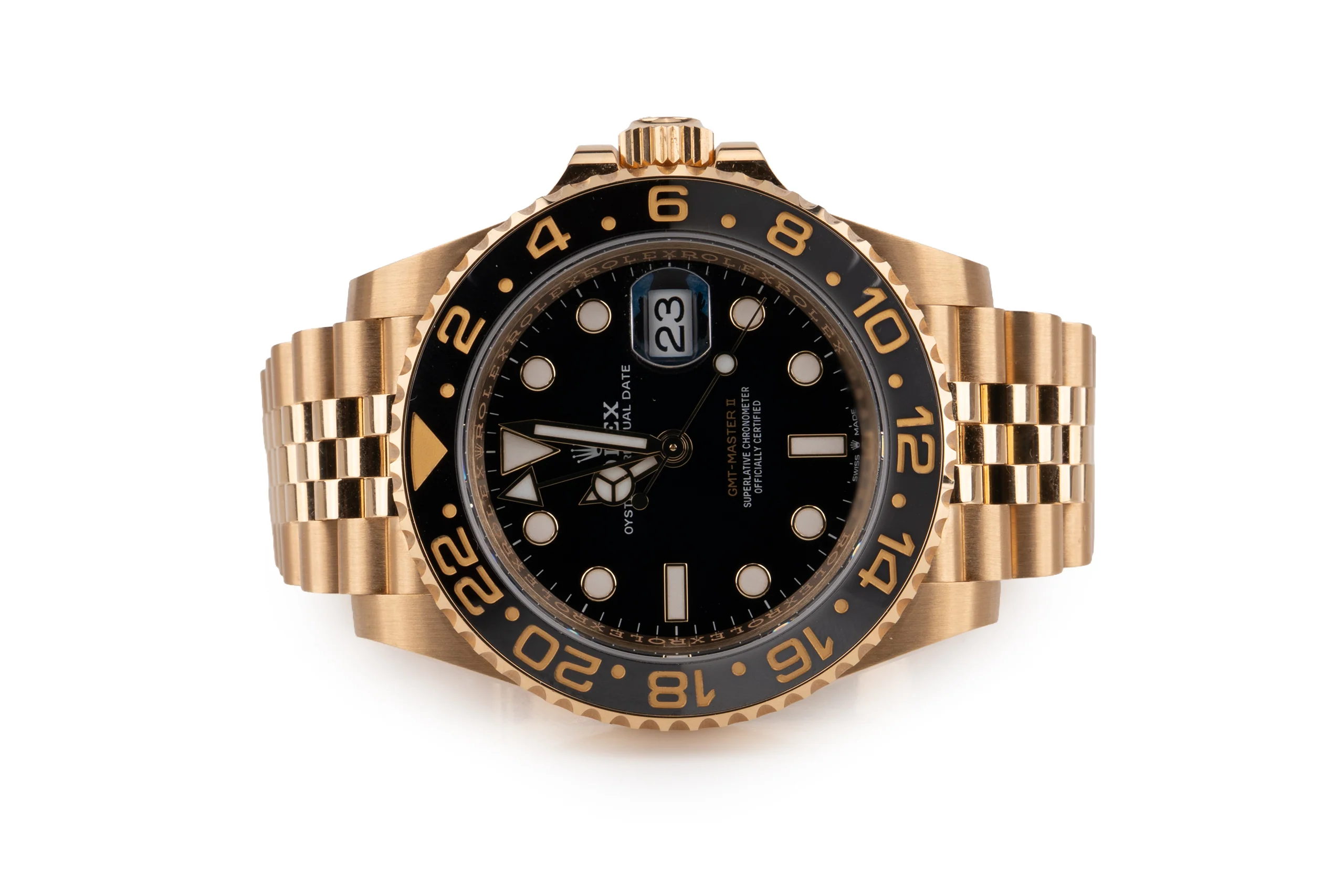 Rolex GMT Master 2 Yellow Gold 	Ref - 126718		Jubilee Bracelet	2026	40mm