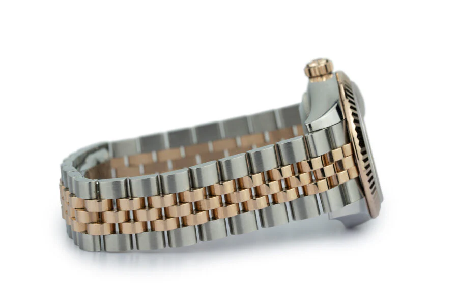 Rolex Lady-Datejust 28mm Green Diamond Dial Jubilee Bracelet | Ref 279171 - Image 4