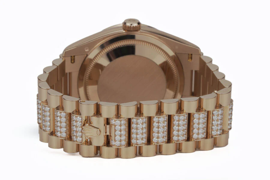 Rolex, Oyster Day-date, Everose Gold 36mm Diamonds 128345rbr 2023 - Image 3
