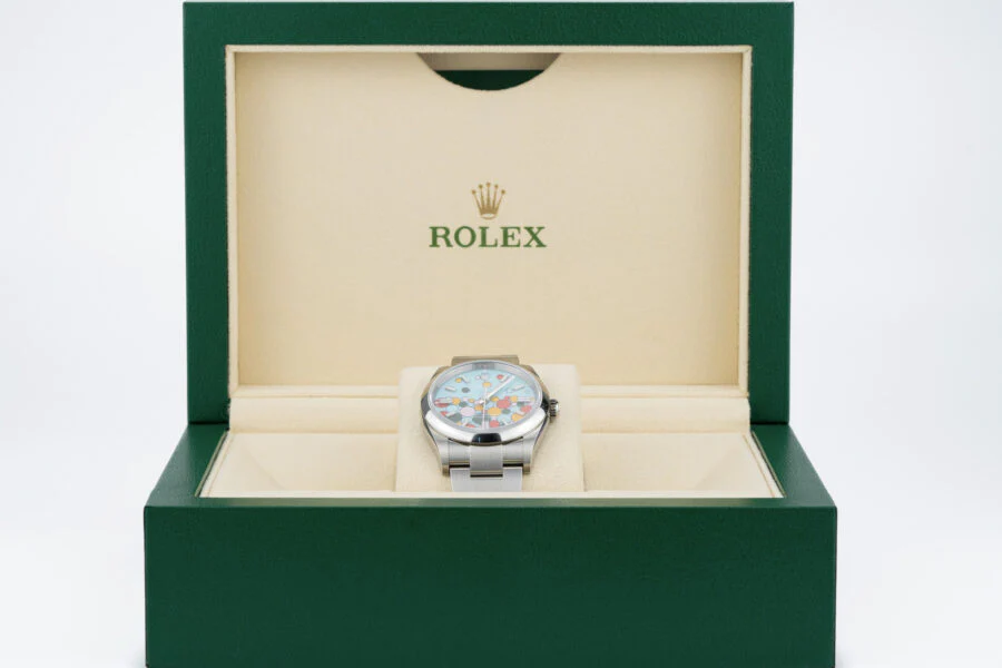 Rolex Oyster Perpetual Steel 2024 Celebration Dial - Image 7