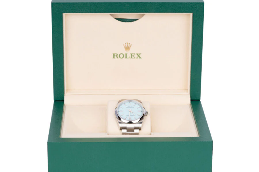 Rolex Oyster Perpetual Tiffany Blue 36mm - Image 9