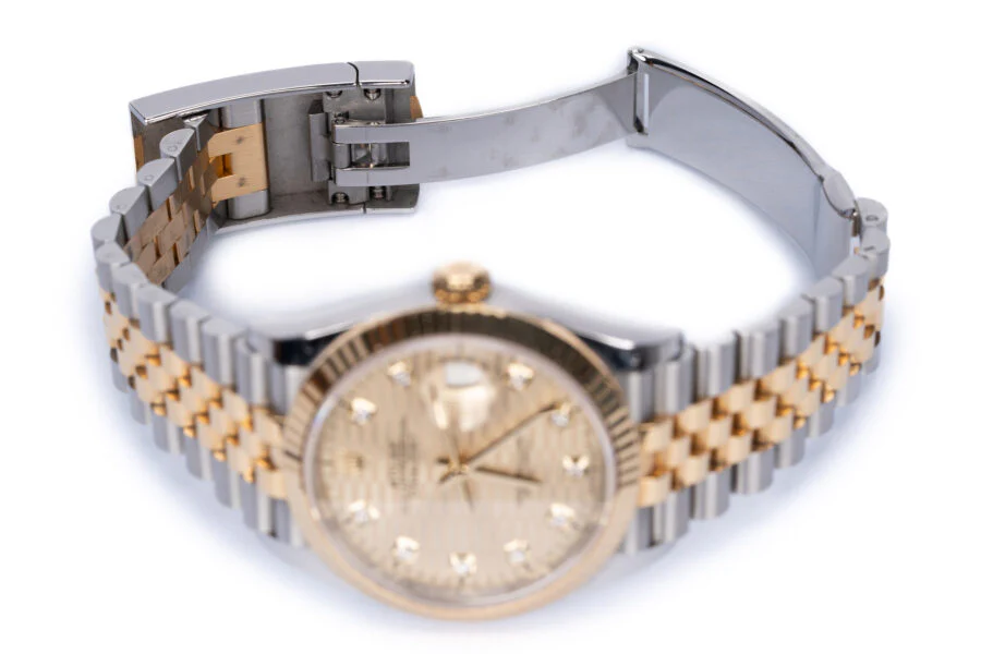 Rolex Rolex Date Just 36mm Jubilee Diamond Fluted - Image 6
