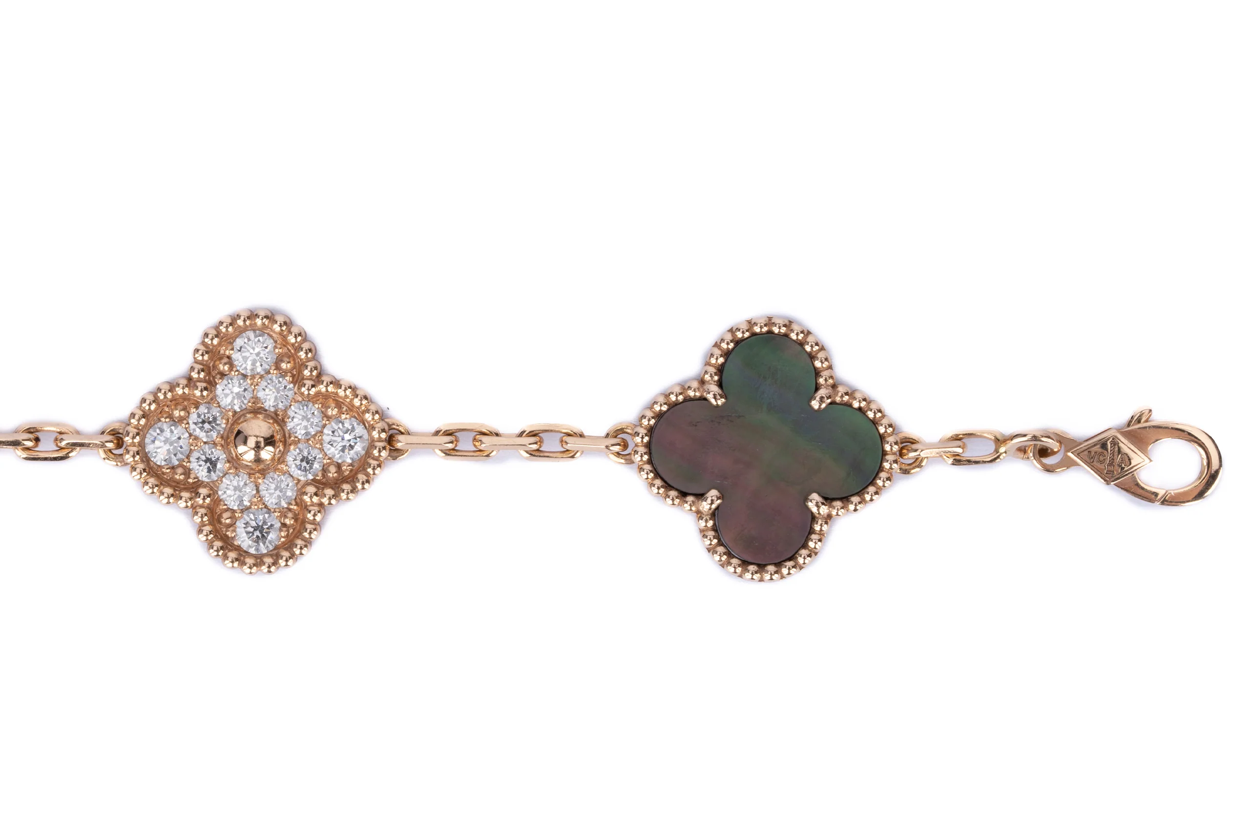 Van Cleef And Arpels Alhambra Vintage Bracelet 5 Motifs - Image 6