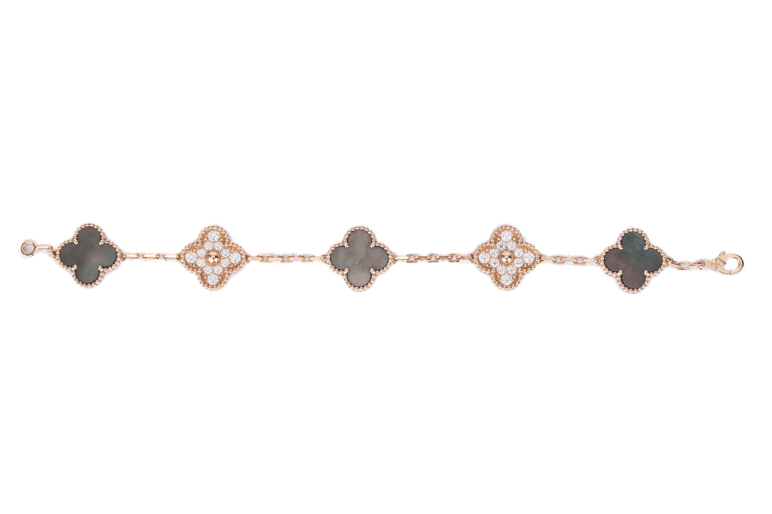 Van Cleef And Arpels Alhambra Vintage Bracelet 5 Motifs - Image 7