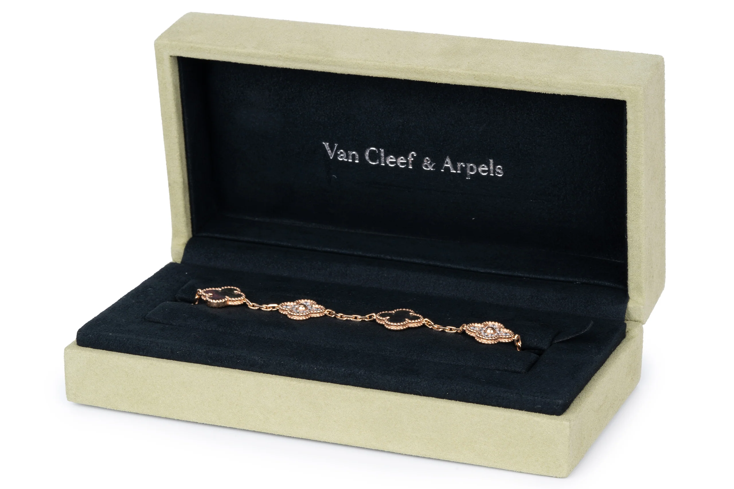 Van Cleef And Arpels Alhambra Vintage Bracelet 5 Motifs - Image 8