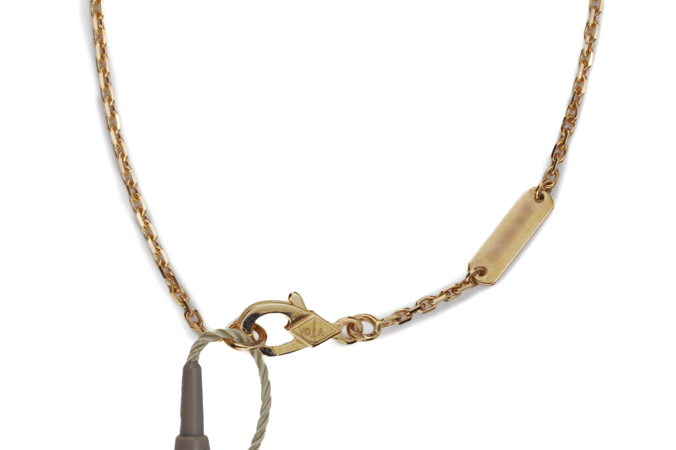 Van Cleef And Arpels Holiday Pendant Vintage Obsidian Rose Gold Diamond - Image 4