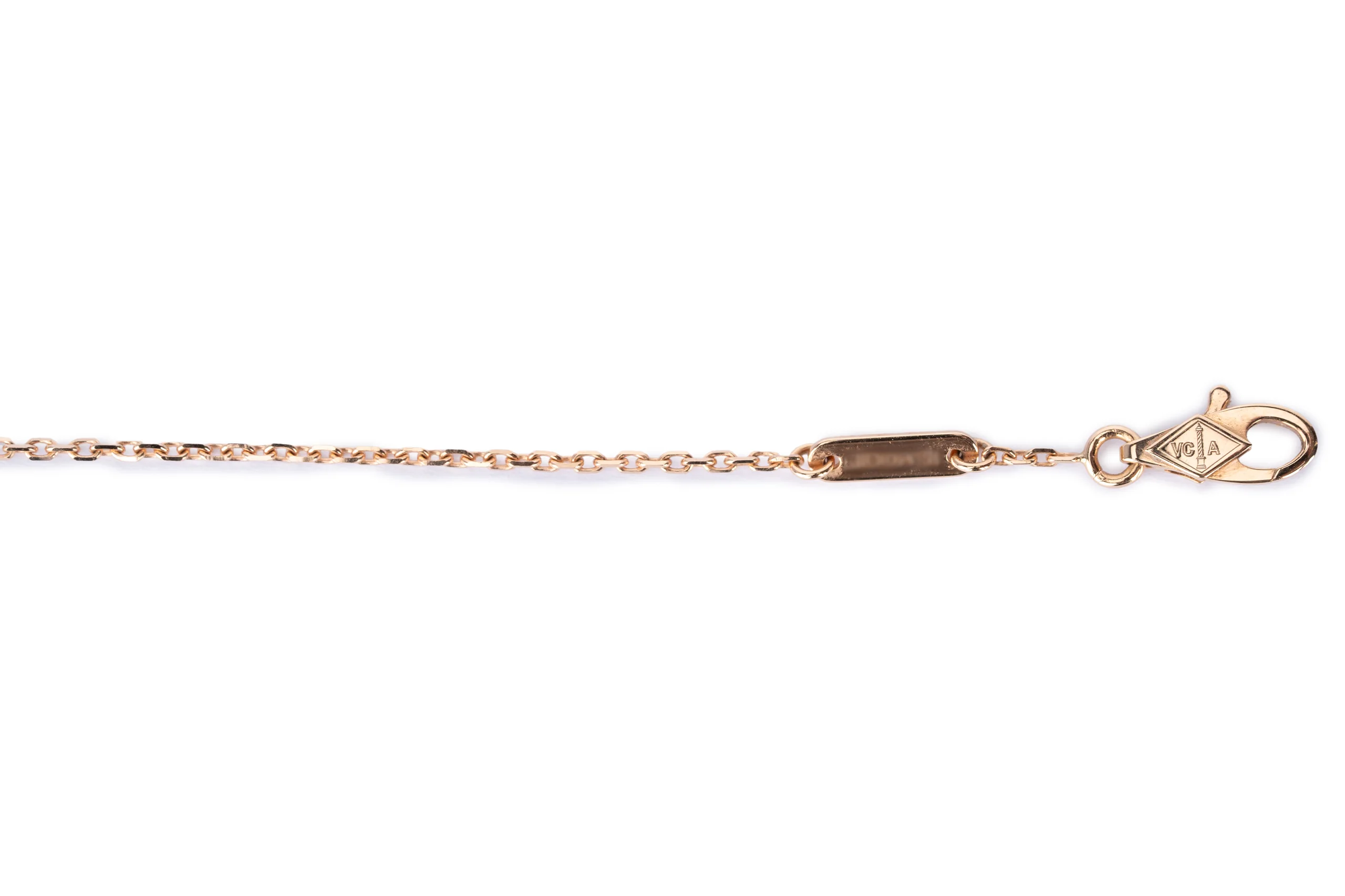Van Cleef And Arpels Sweet Hearts Bracelet Carnelian Rose Gold - Image 3