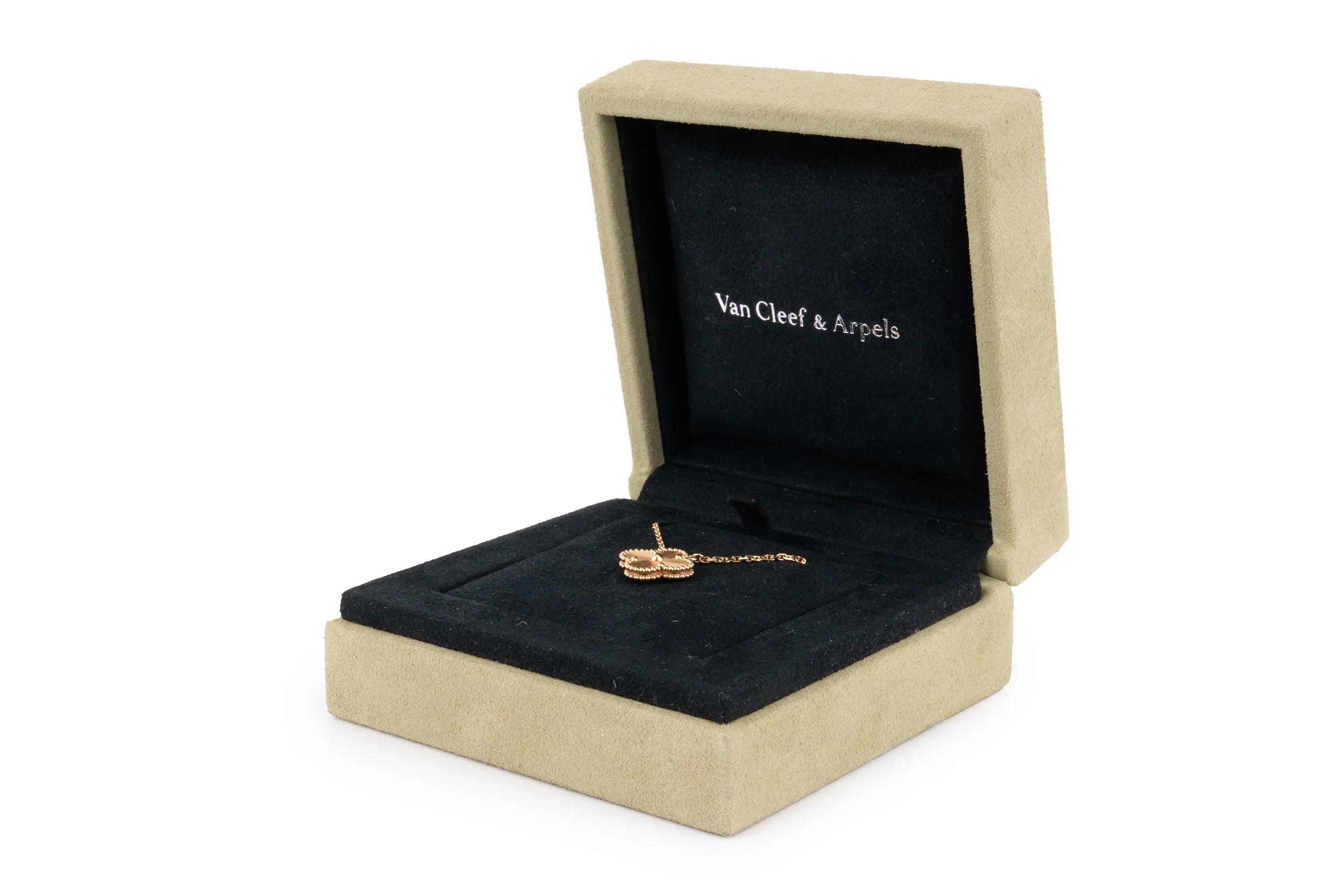 Van Cleef & Arpels Vintage Alhambra	Necklace 1 Motif	Yellow Gold	Guilloche - Image 5